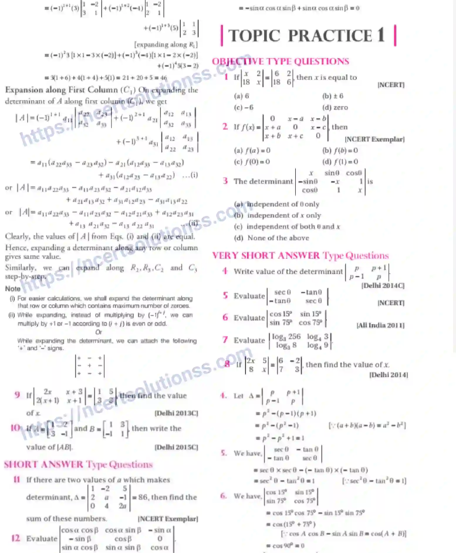 NCERT-Notes-Class-12-Maths-Determinants-4-page-3