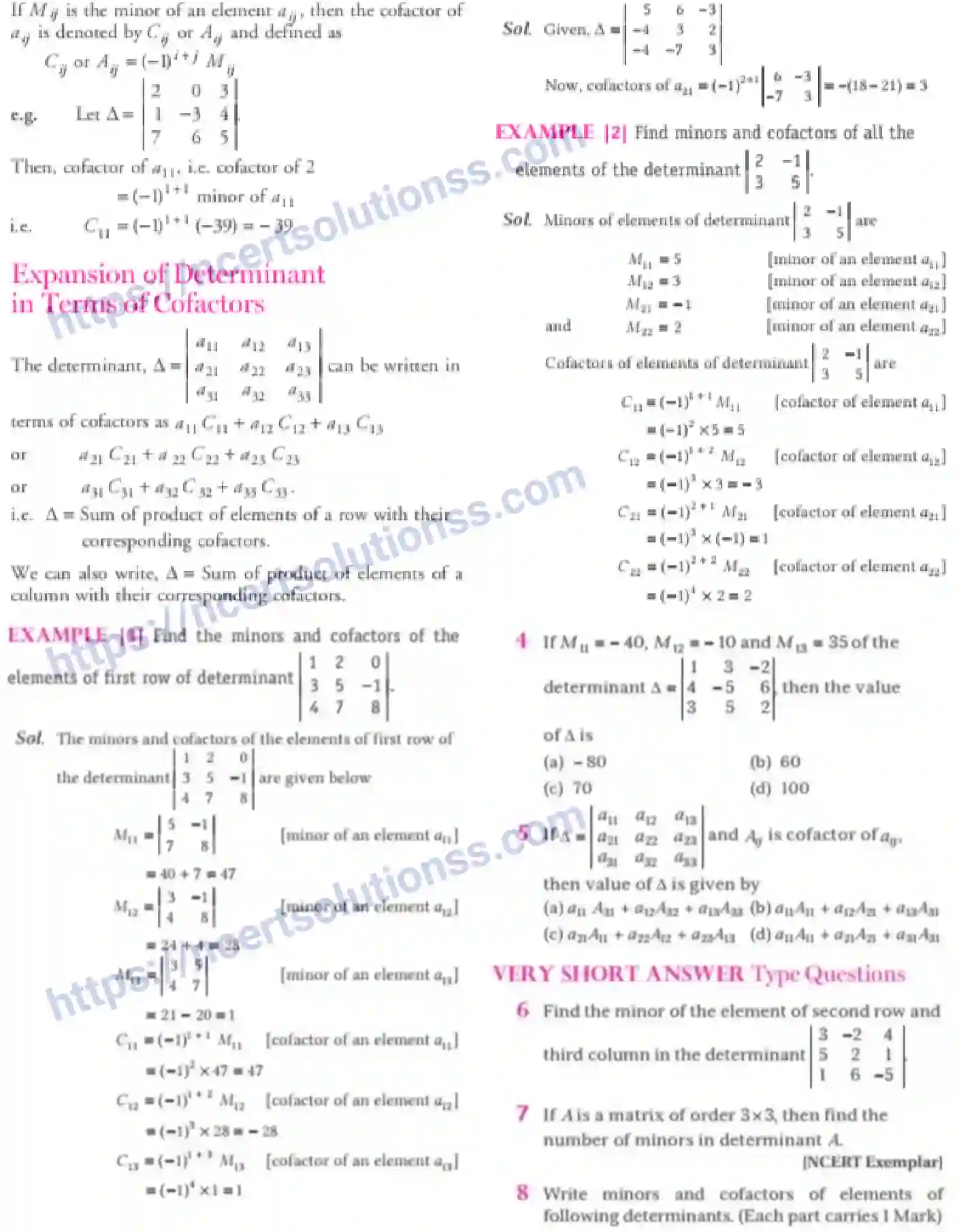 NCERT-Notes-Class-12-Maths-Determinants-4-page-8