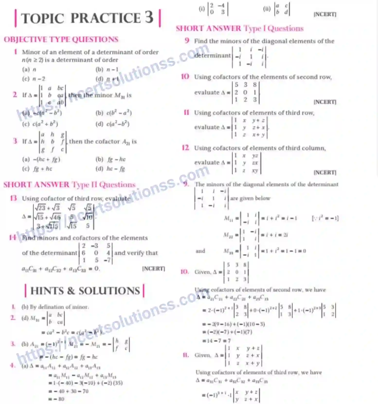 NCERT-Notes-Class-12-Maths-Determinants-4-page-9