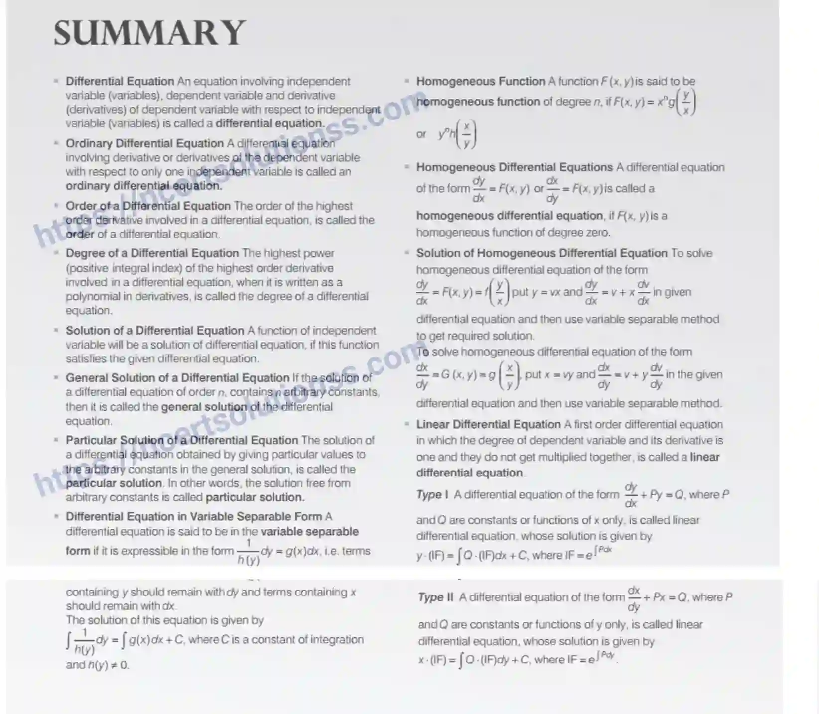 NCERT-Notes-Class-12-Maths-Differential-Equations-9-page-43