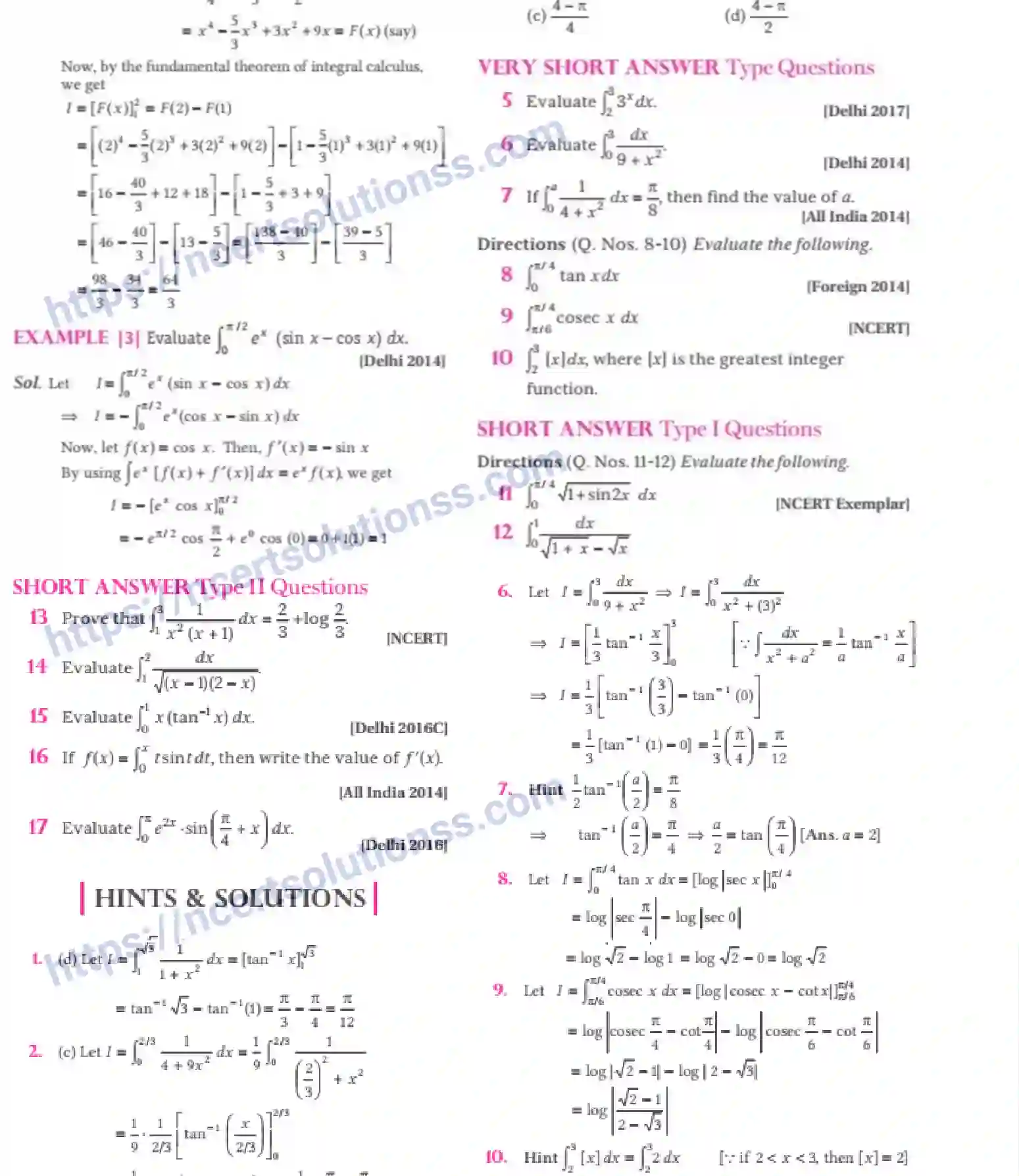 NCERT-Notes-Class-12-Maths-Integrals-7-page-49