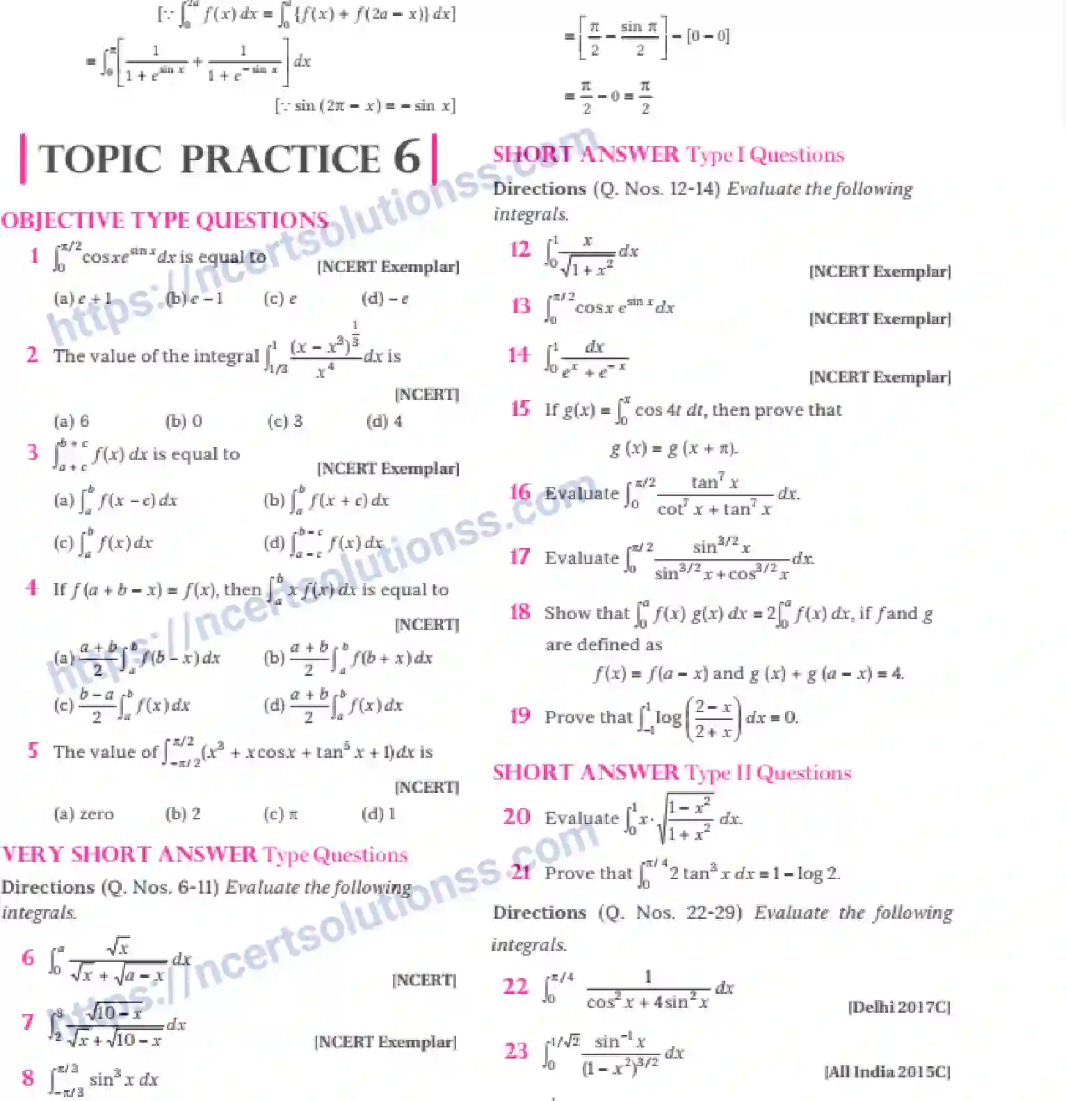 NCERT-Notes-Class-12-Maths-Integrals-7-page-55
