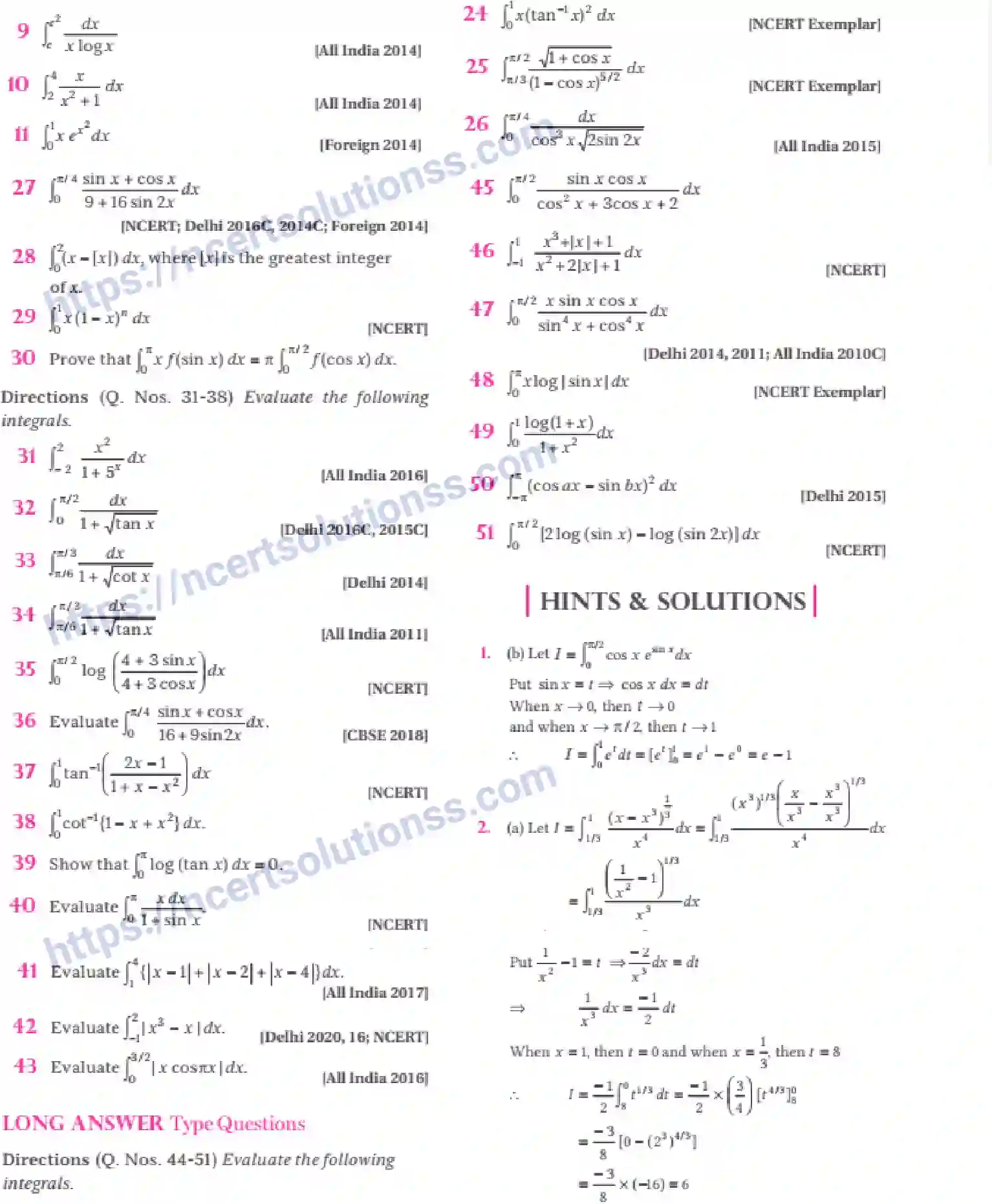 NCERT-Notes-Class-12-Maths-Integrals-7-page-56