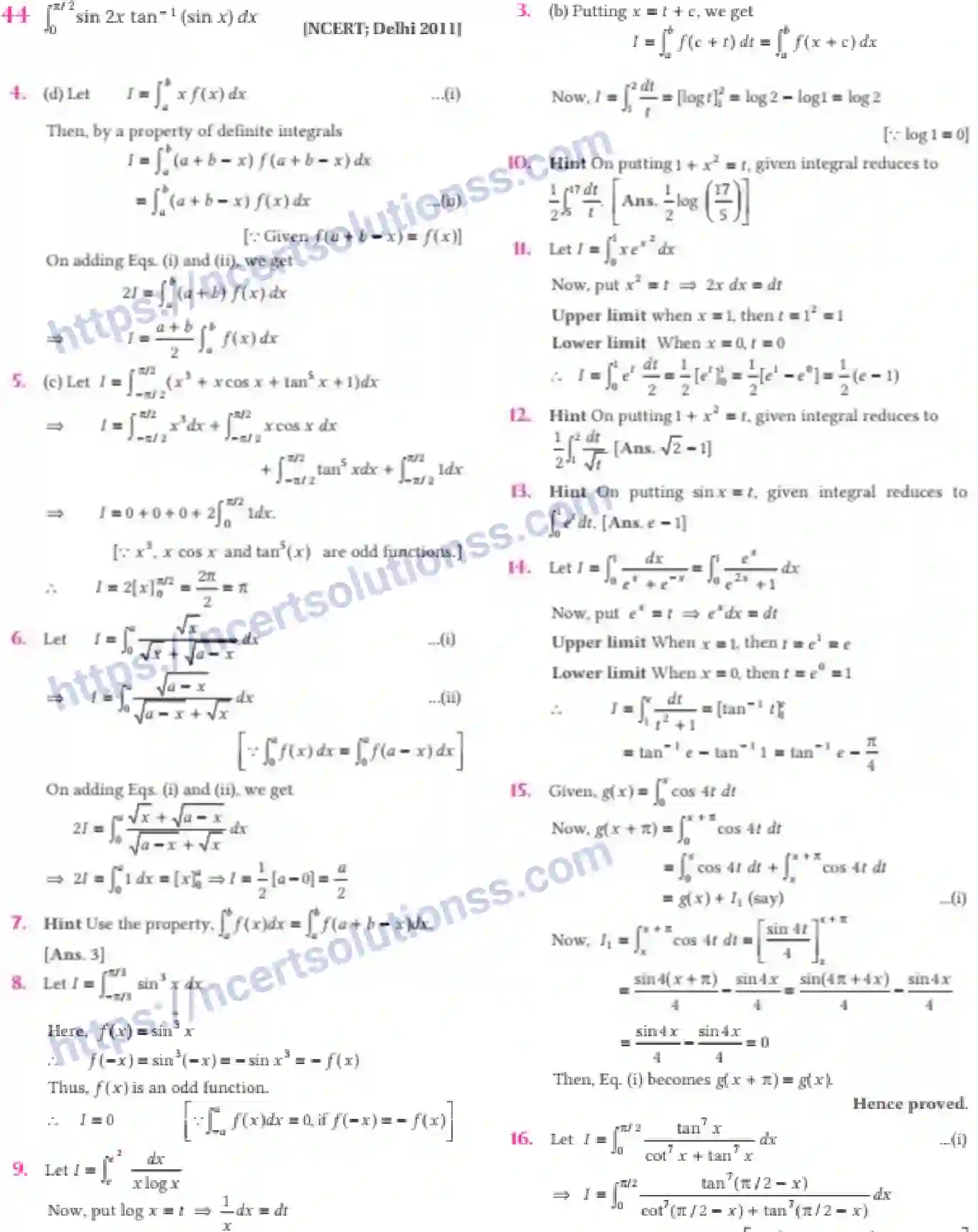 NCERT-Notes-Class-12-Maths-Integrals-7-page-57