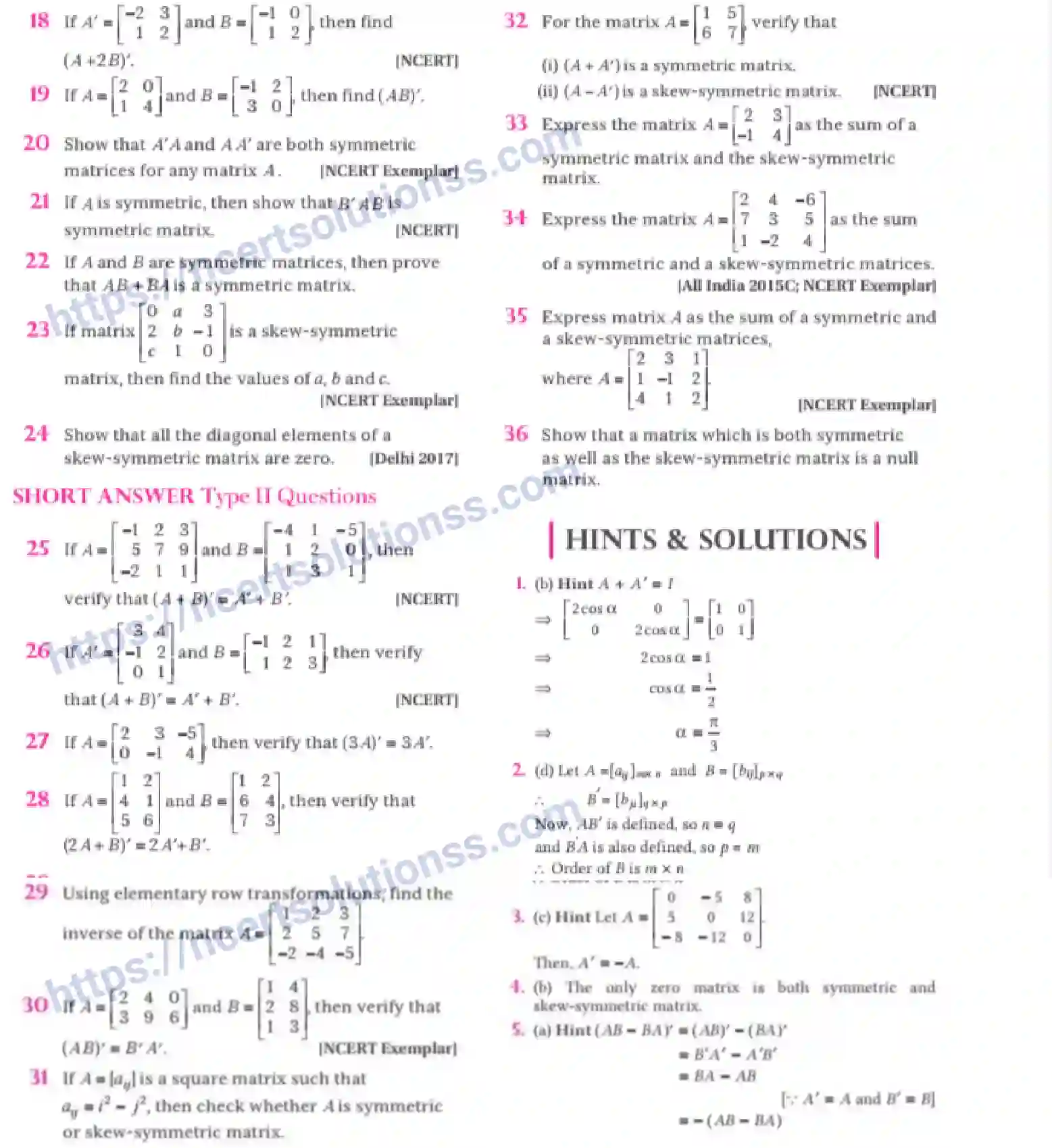 NCERT-Notes-Class-12-Maths-Matrices-3-page-26