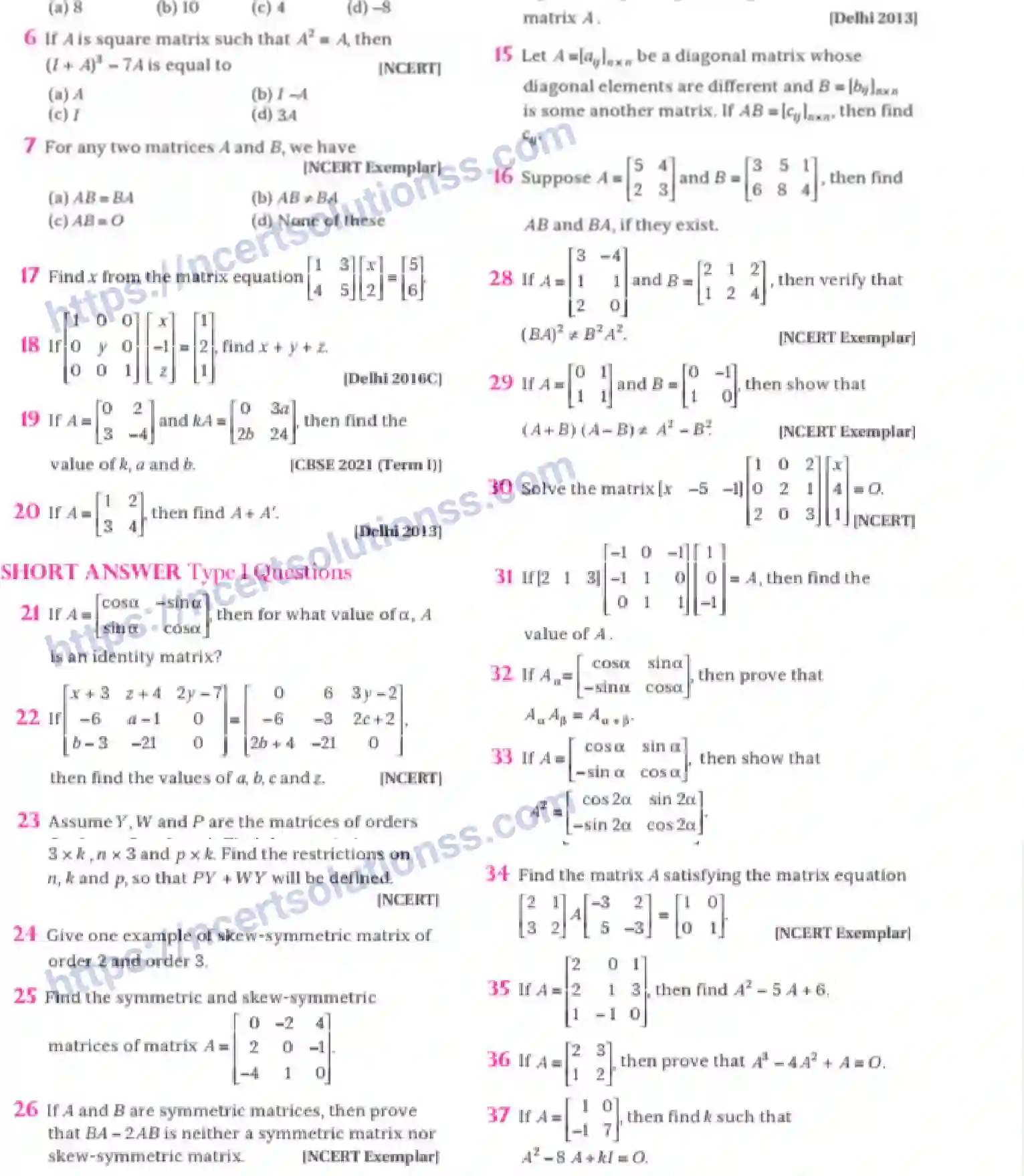 NCERT-Notes-Class-12-Maths-Matrices-3-page-31