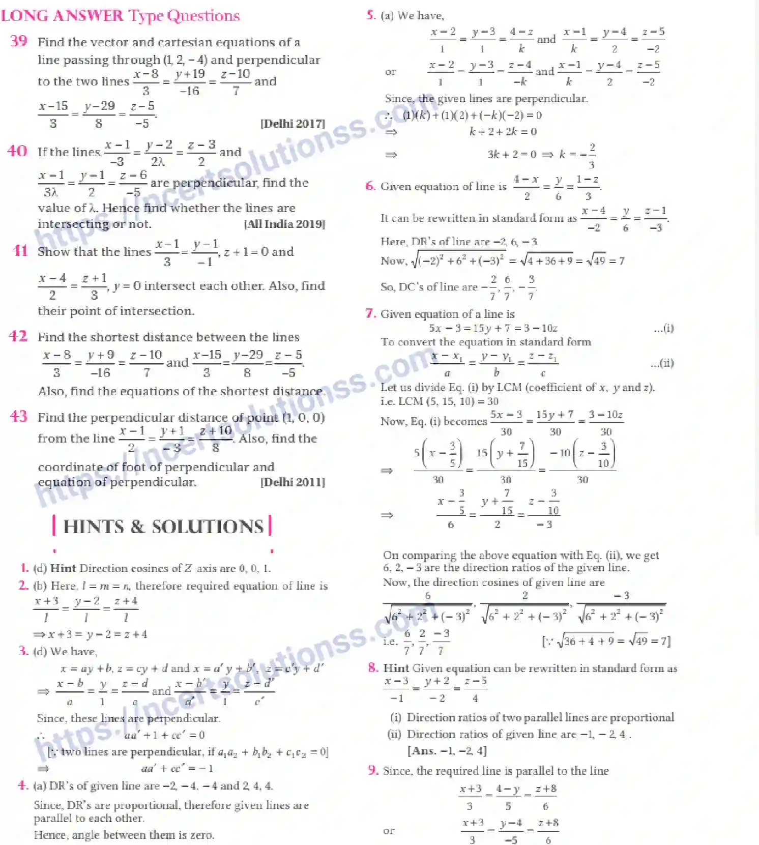 NCERT-Notes-Class-12-Maths-Three-Dimentianal-Geometry-11-page-19