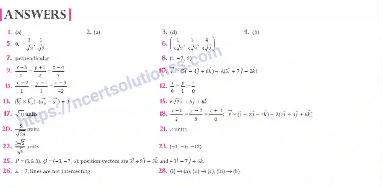 NCERT-Notes-Class-12-Maths-Three-Dimentianal-Geometry-11-page-27
