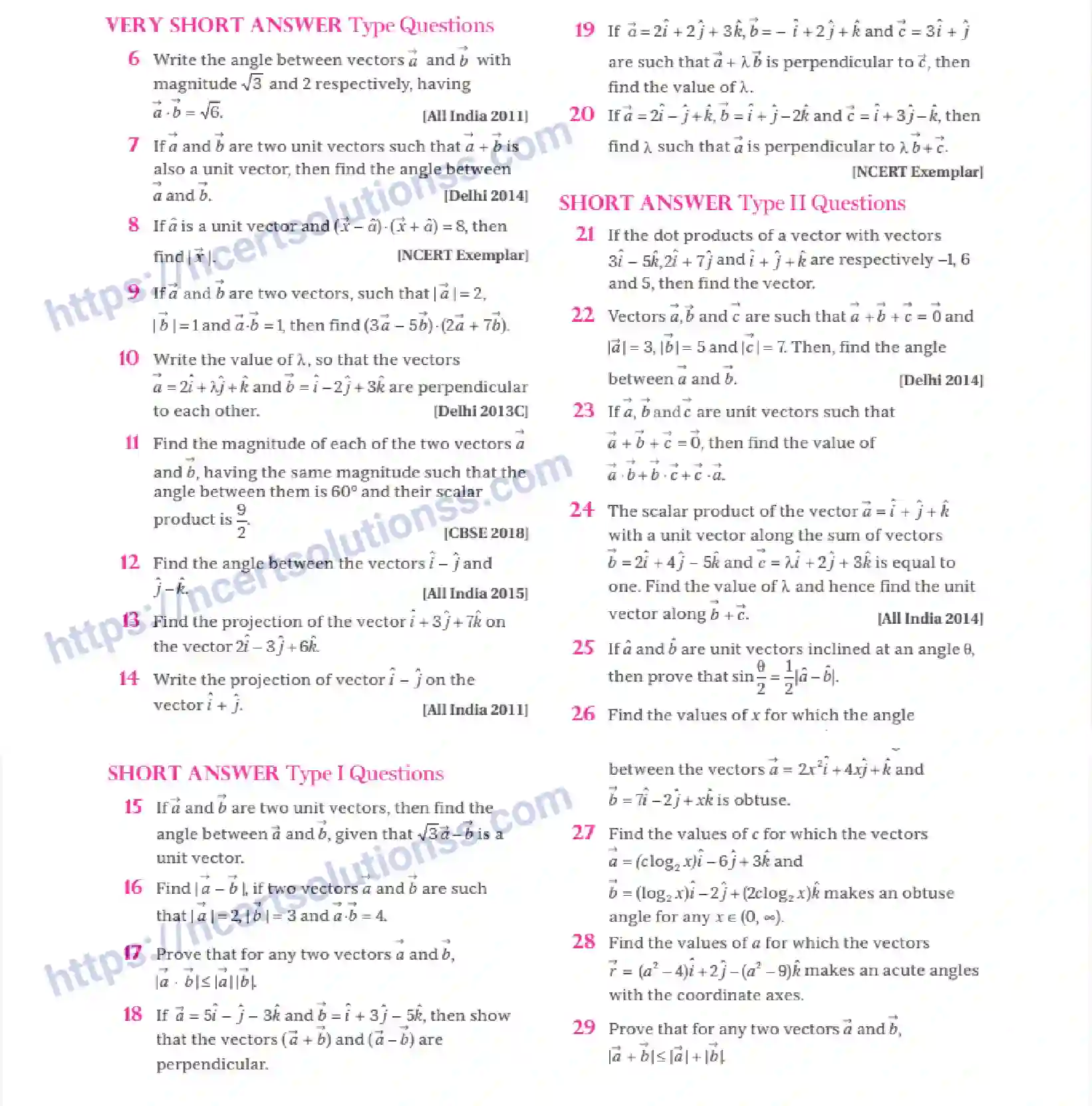 NCERT-Notes-Class-12-Maths-Vector-Algebra-10-page-18