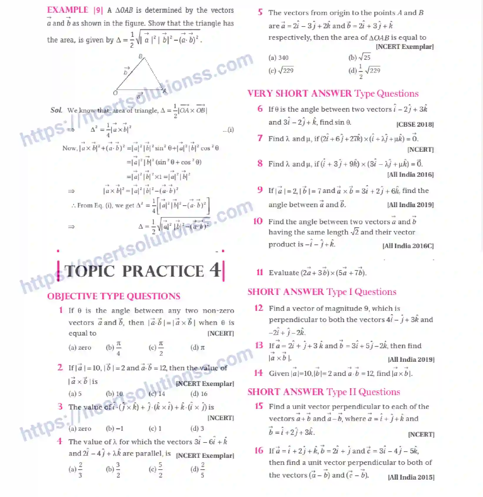 NCERT-Notes-Class-12-Maths-Vector-Algebra-10-page-27