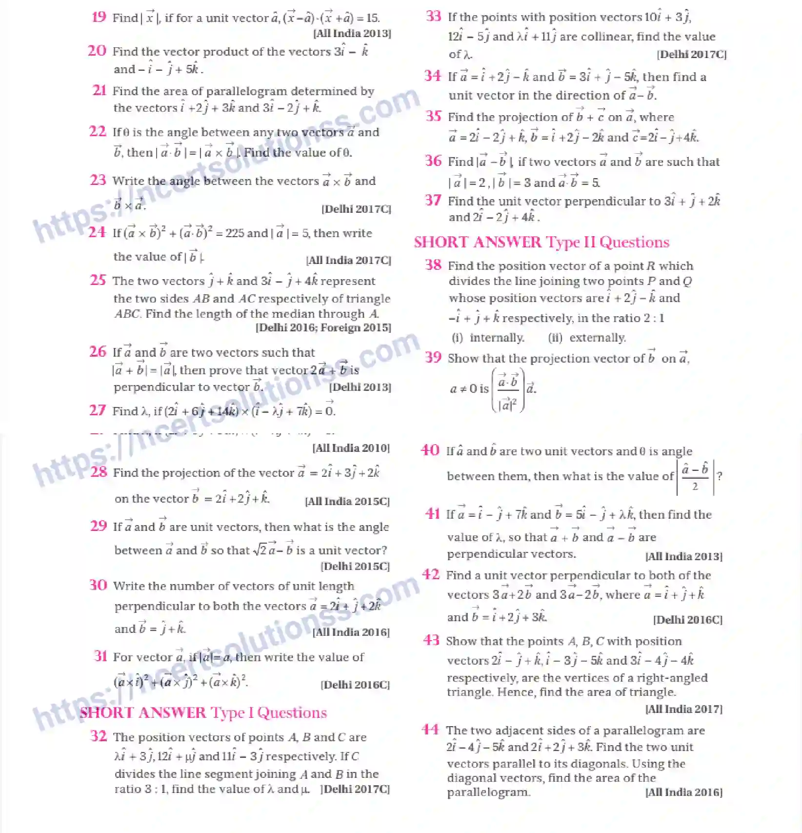 NCERT-Notes-Class-12-Maths-Vector-Algebra-10-page-33