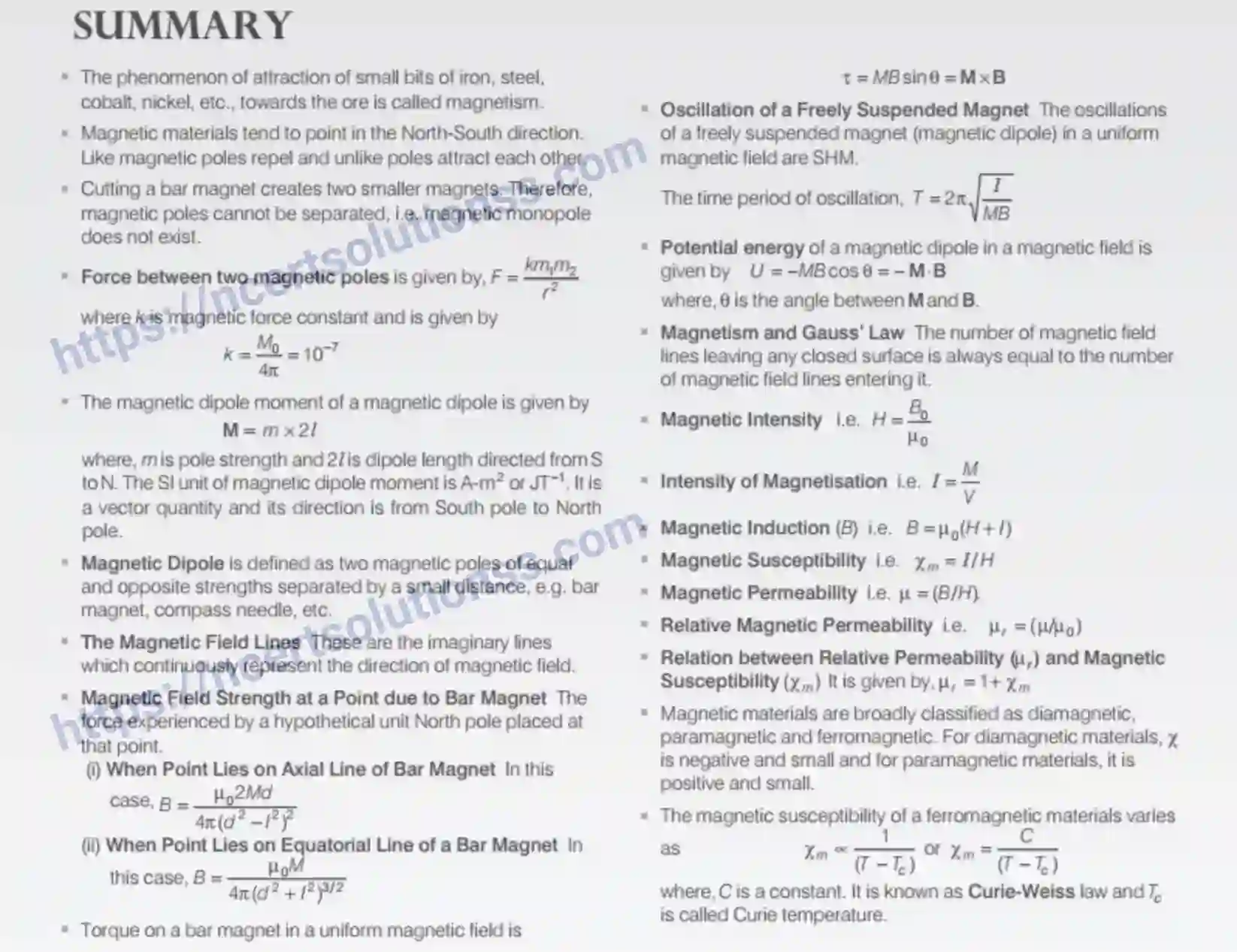 NCERT-Notes-Class-12-Physics-Magnetism-and-Matter-68-page-26