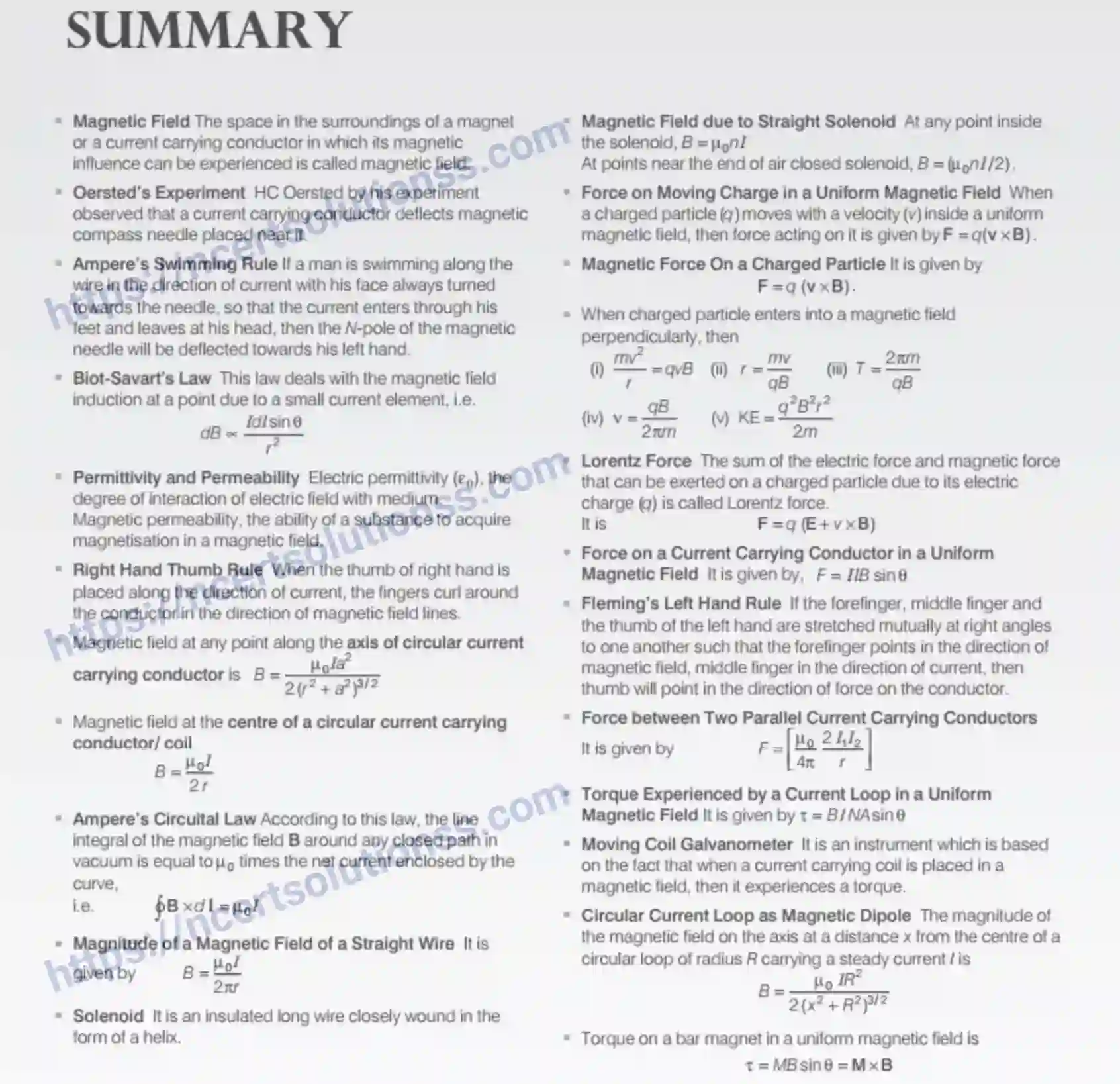 NCERT-Notes-Class-12-Physics-Moving-Charges-and-Magnetism-67-page-41