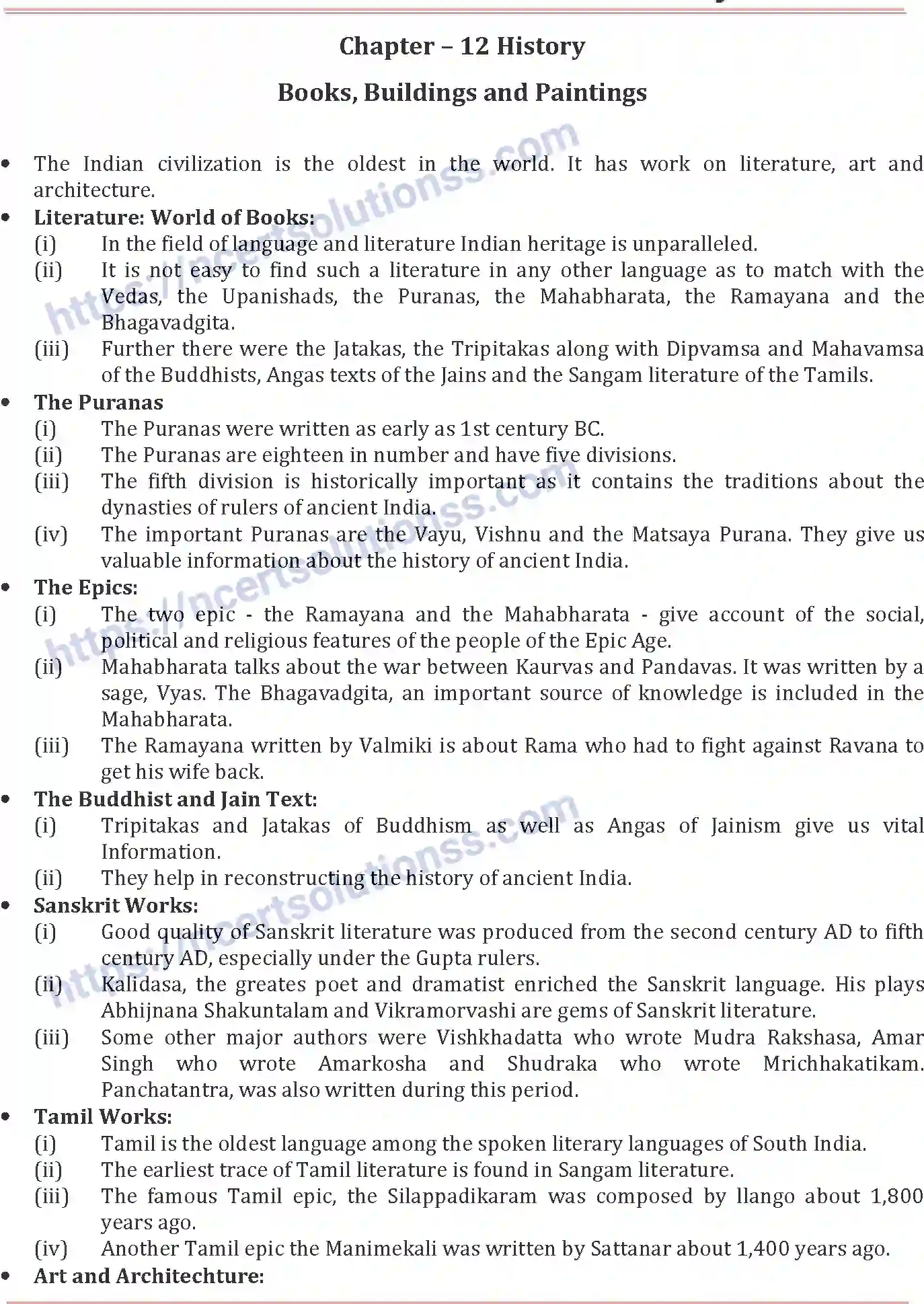 NCERT-Notes-Class-6-Social-Science-Buildings-Paintings-and-Books-781-page-1