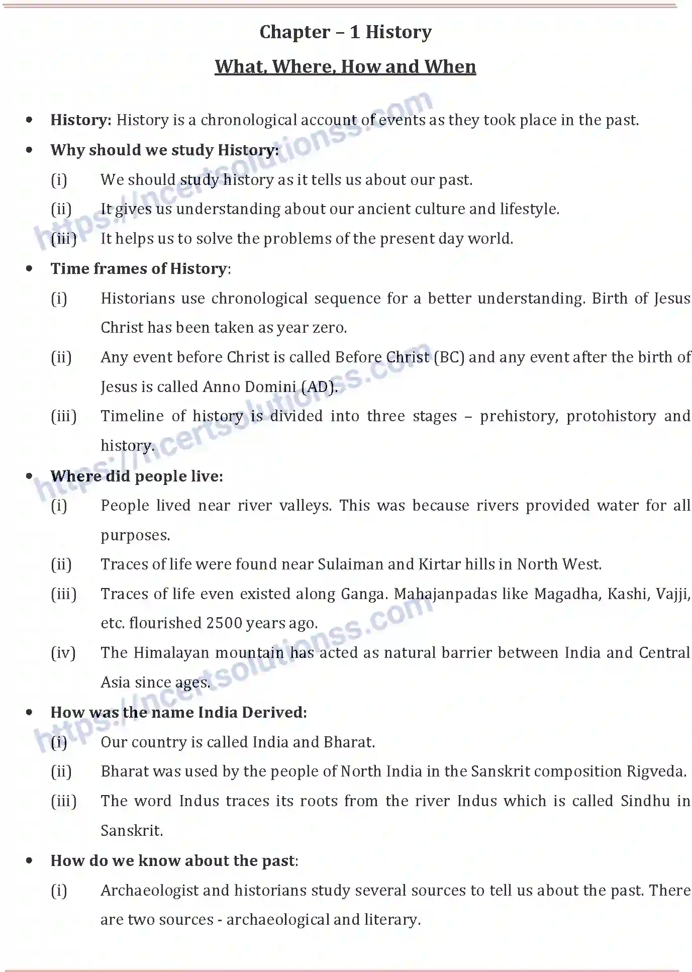 NCERT-Notes-Class-6-Social-Science-What-Where-How-and-When-770-page-1