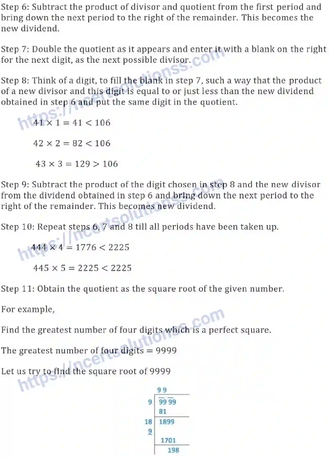 NCERT-Notes-Class-8-Mathematics-Squares-and-Square-Roots-612-page-17