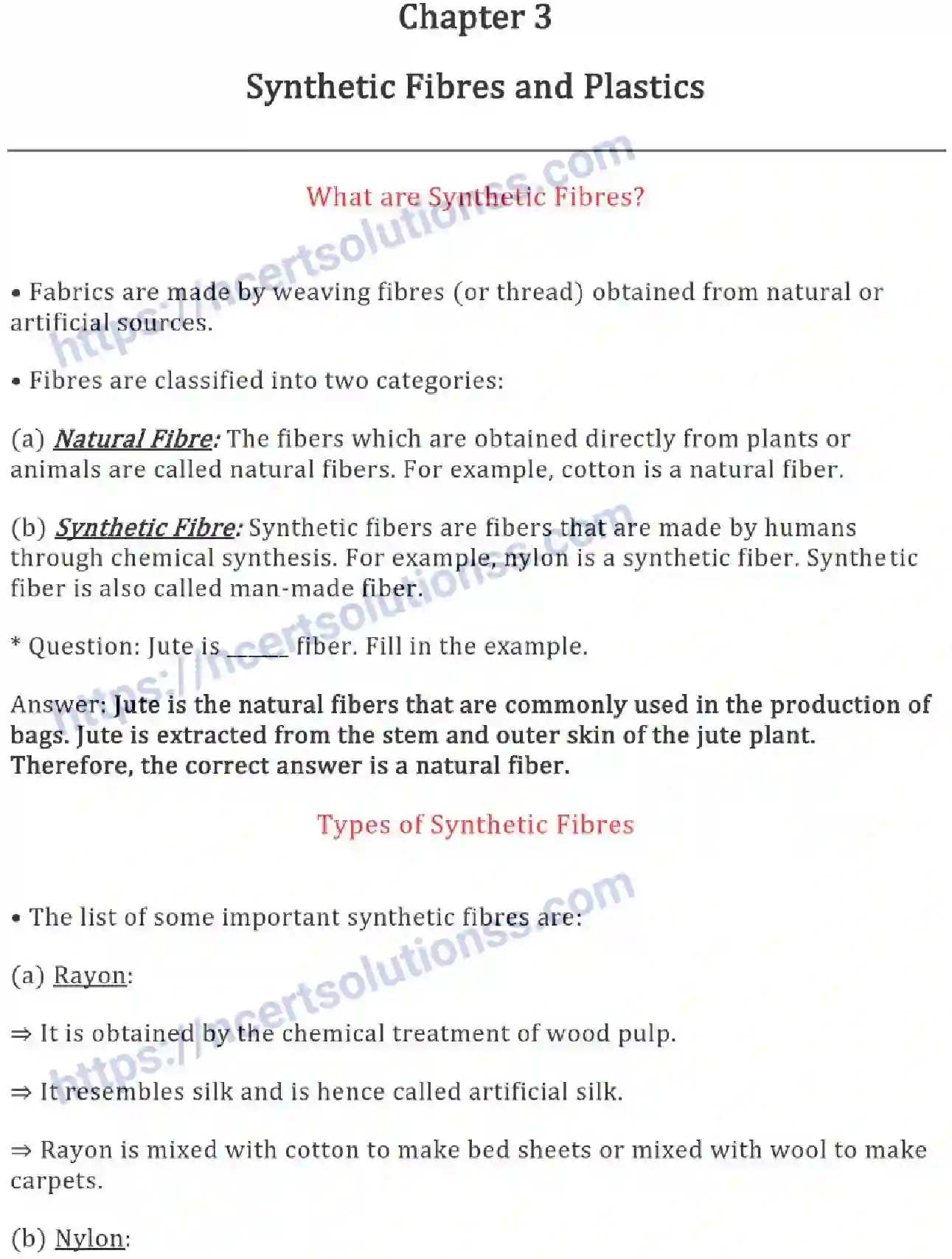 NCERT-Notes-Class-8-Science-Ch-03-Synthetic-Fibres-and-Plastics-625-page-1