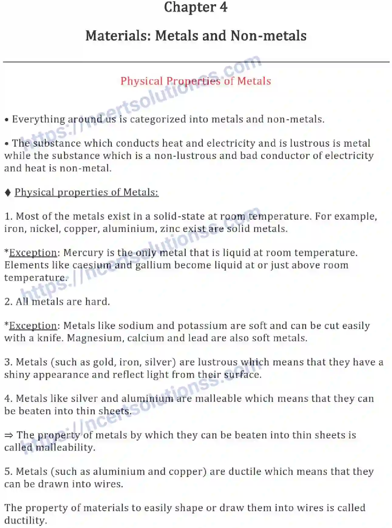 NCERT-Notes-Class-8-Science-Ch-04-Materials-and--Metals-and-Nonand-Metals-626-page-1