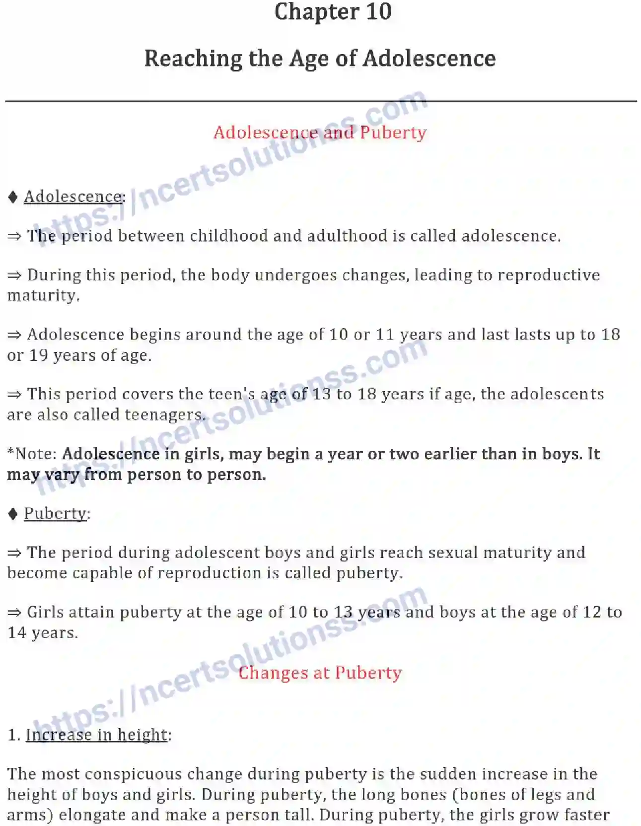 NCERT-Notes-Class-8-Science-Ch-10-Reaching-the-Age-of-Adolescence-632-page-1