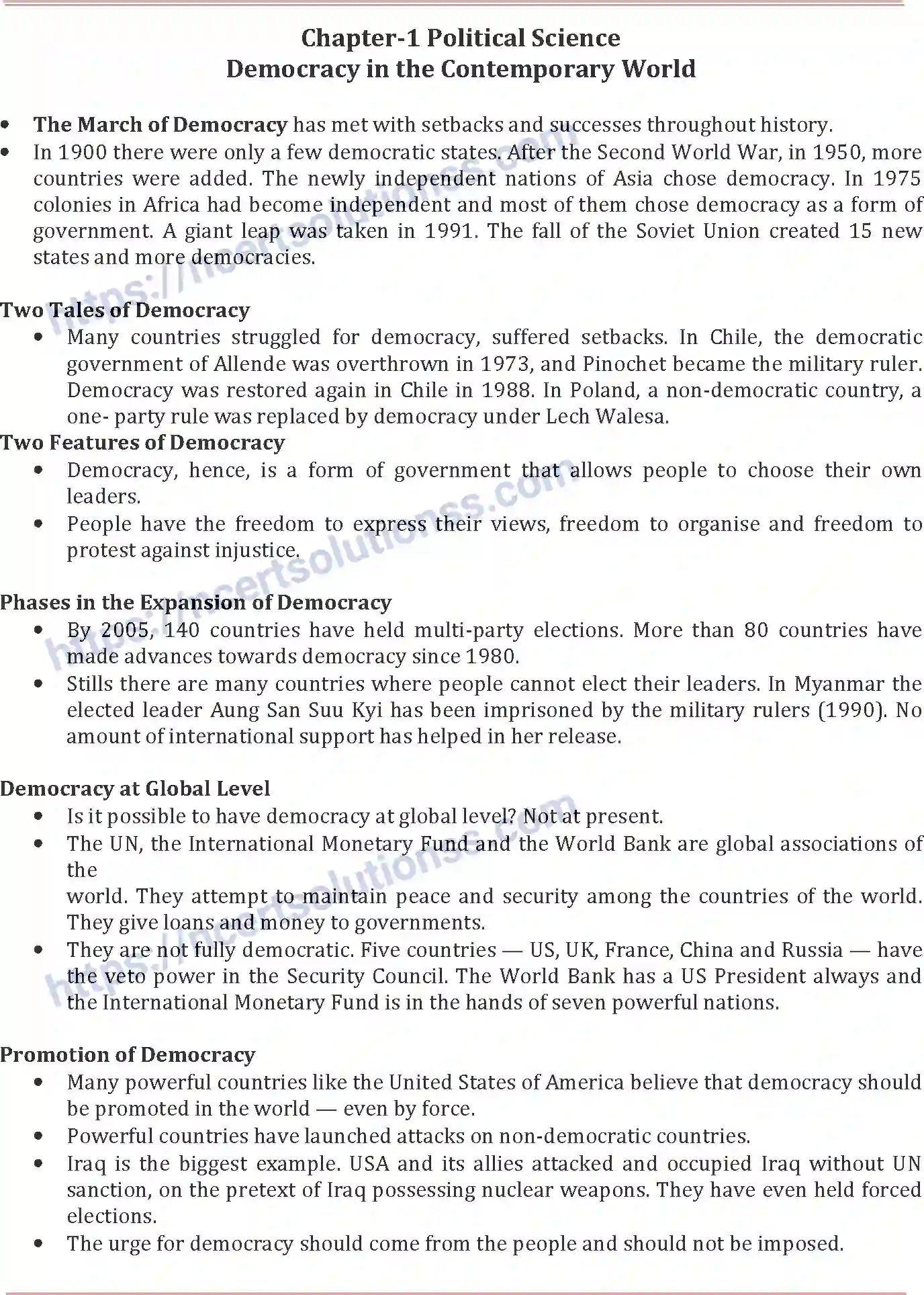 NCERT-Notes-Class-9-Social-Science-Democracy-in-the-Contemporary-World-601-page-1