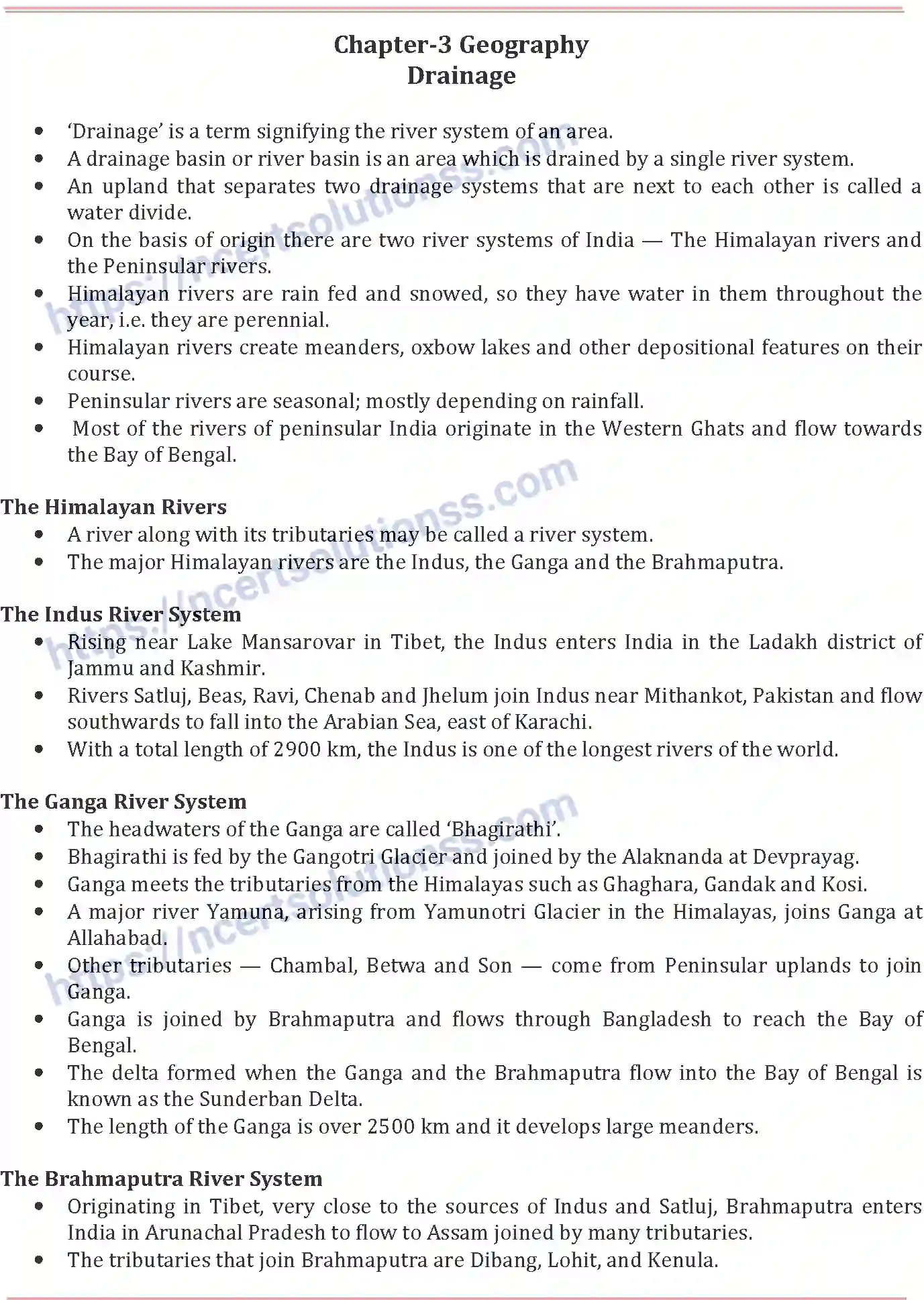NCERT-Notes-Class-9-Social-Science-Drainage-594-page-1