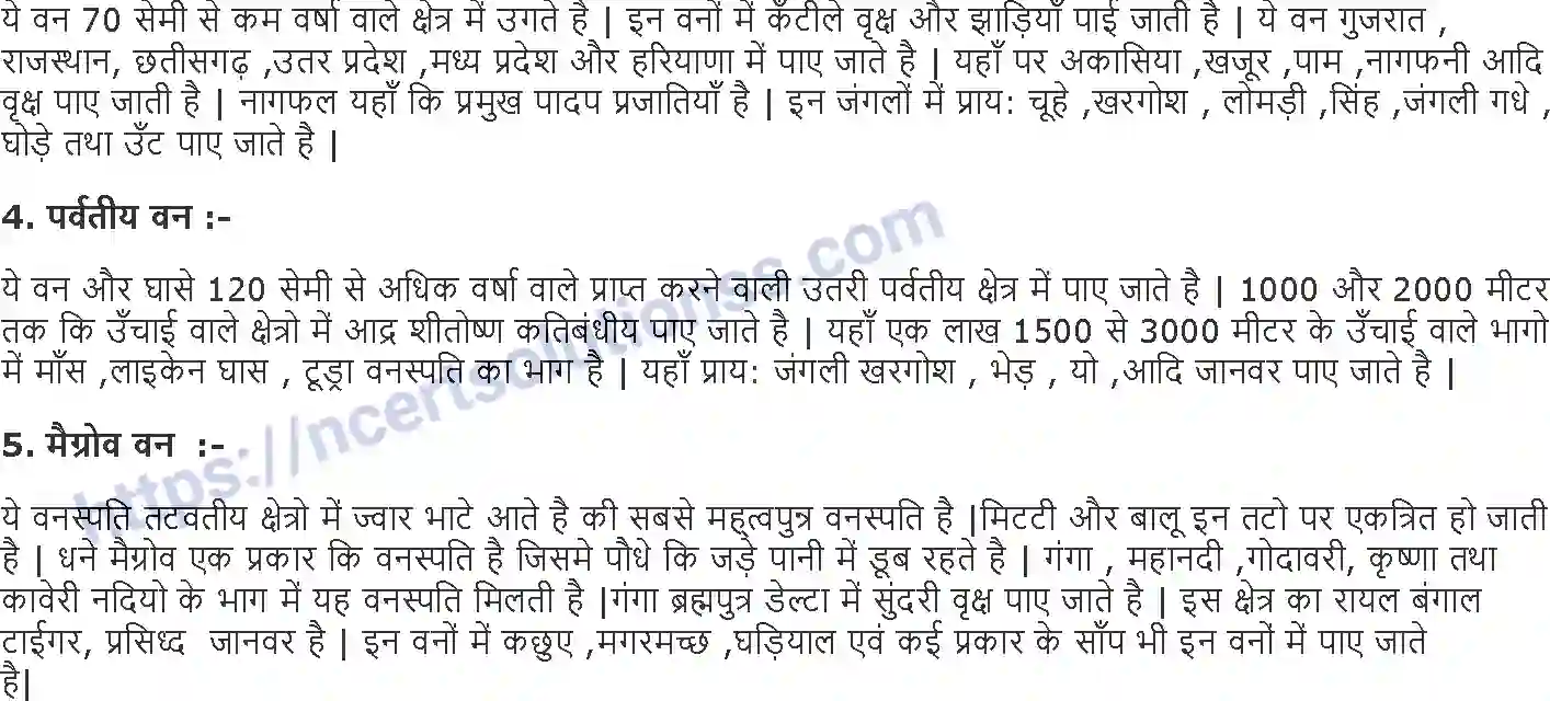 NCERT-Notes-Class-9-समकालीन-भारत-प्राकृतिक-वनस्पति-तथा-वन्य-प्राणी-1451-page-4