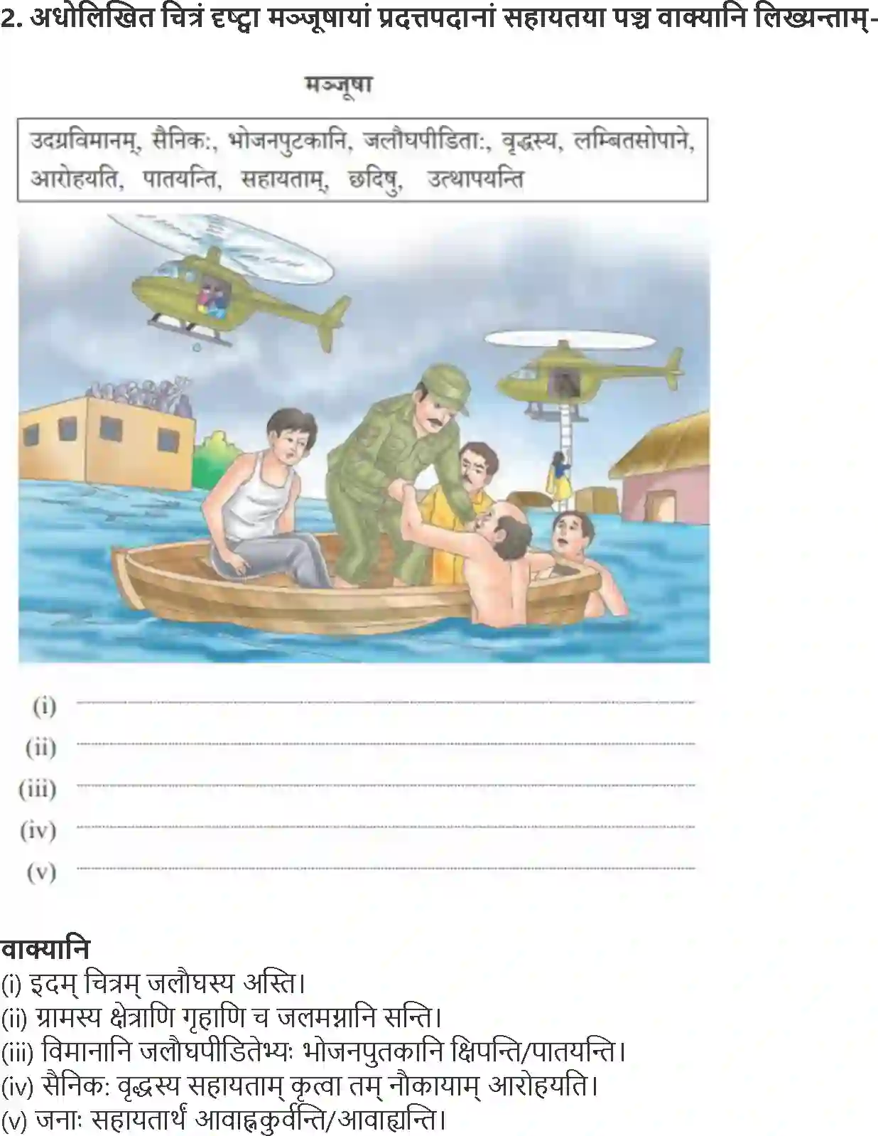 NCERT-Solution-Class-10-Abhyasvan-Bhavah-Chitra-Varnanam-3189-page-2