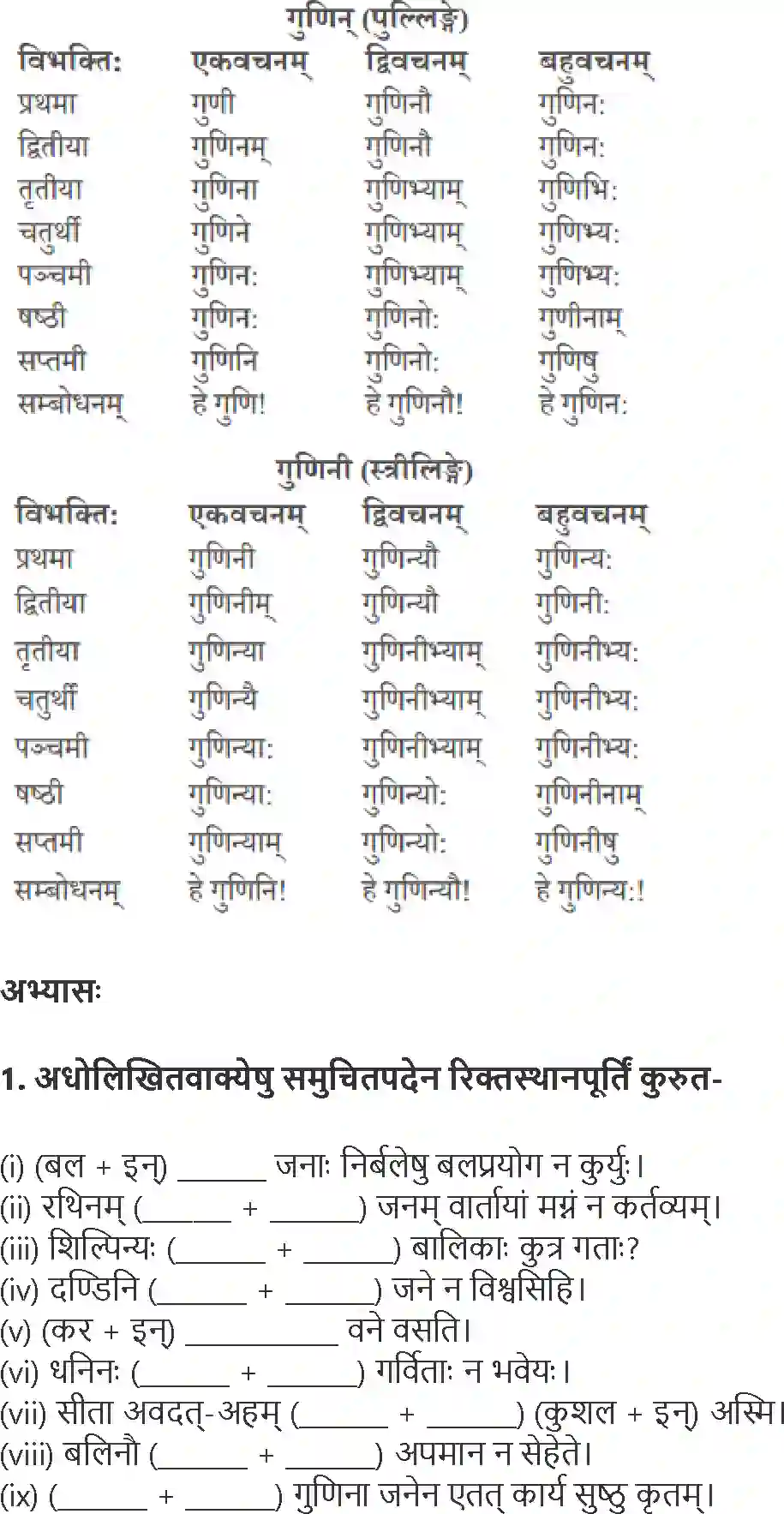 NCERT-Solution-Class-10-Abhyasvan-Bhavah-Pratyay-1021-page-16