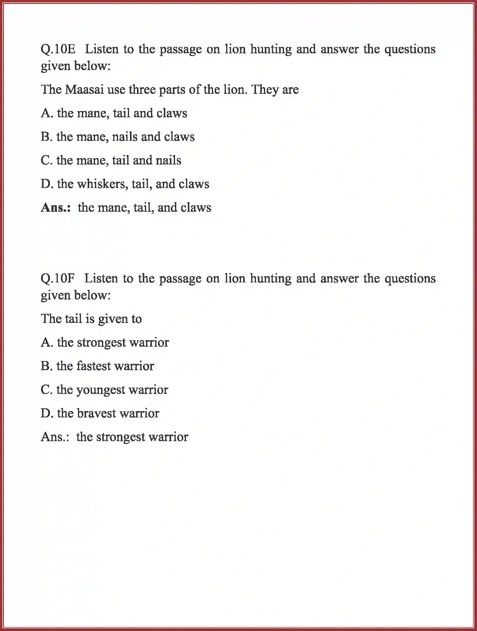 NCERT-Solution-Class-10-English-Mrs-Packletides-Tiger-957-page-18