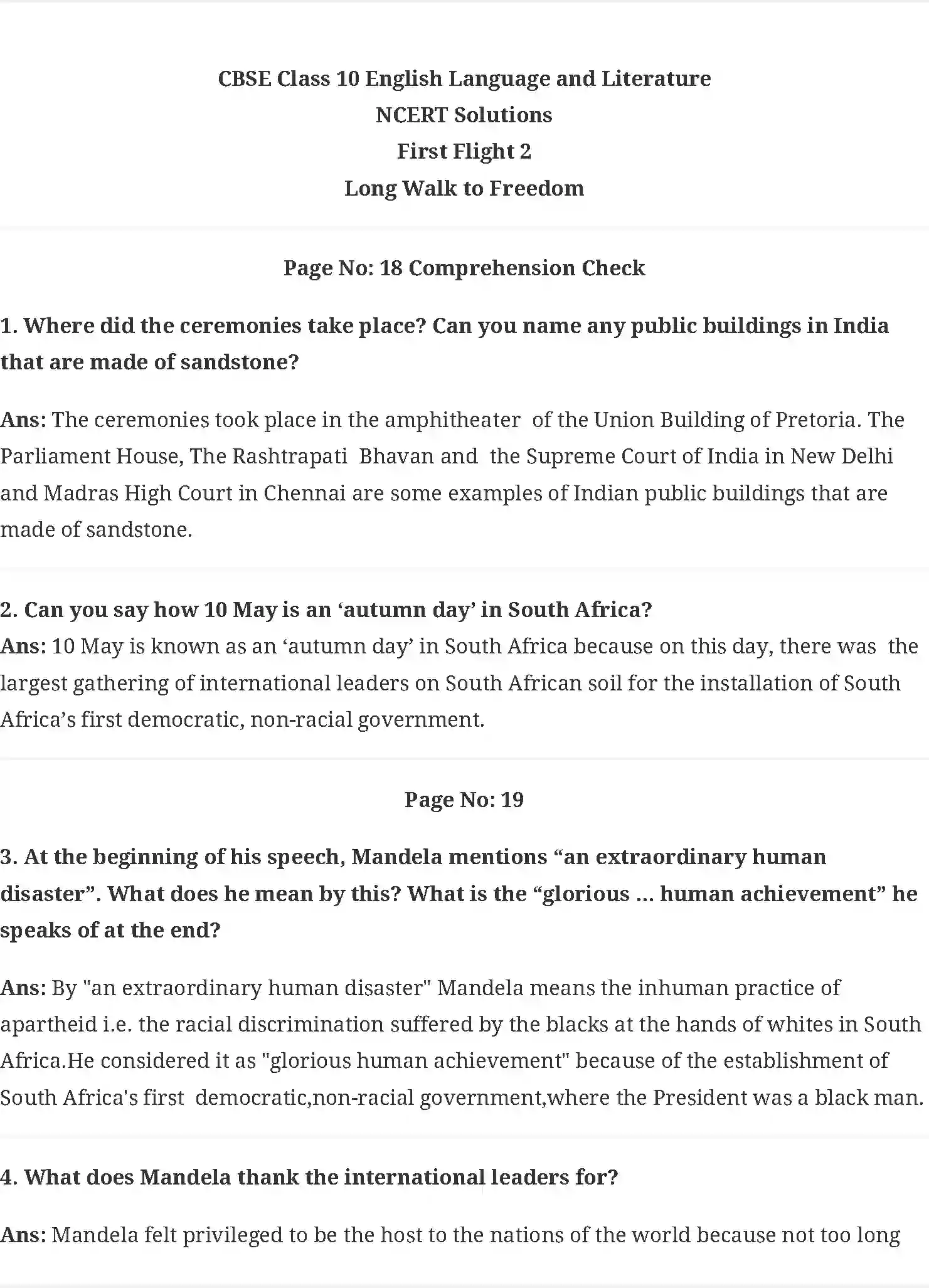 NCERT-Solution-Class-10-First-Flight-Long-Walk-To-Freedom-4850-page-1