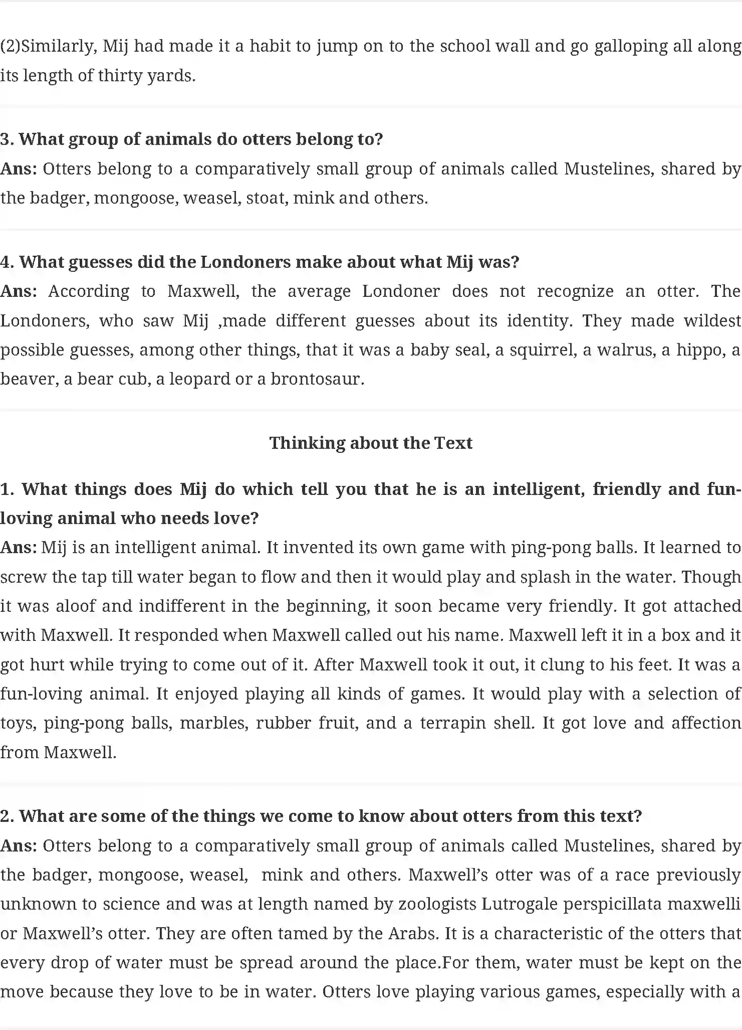 NCERT-Solution-Class-10-First-Flight-Mijbil-the-Otter-4856-page-4