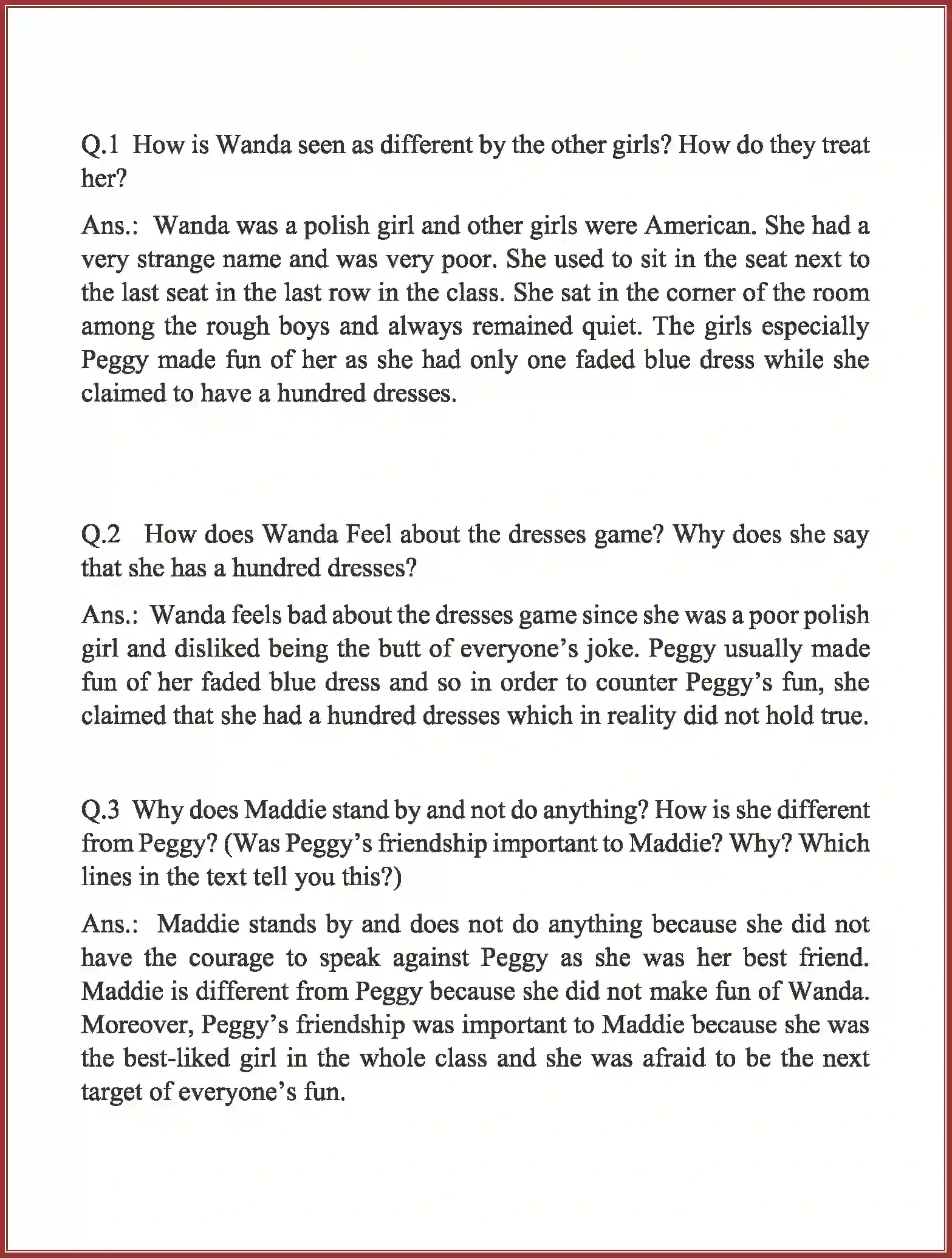 NCERT-Solution-Class-10-First-Flight-The-Hundred-Dresses-–-I-3091-page-4