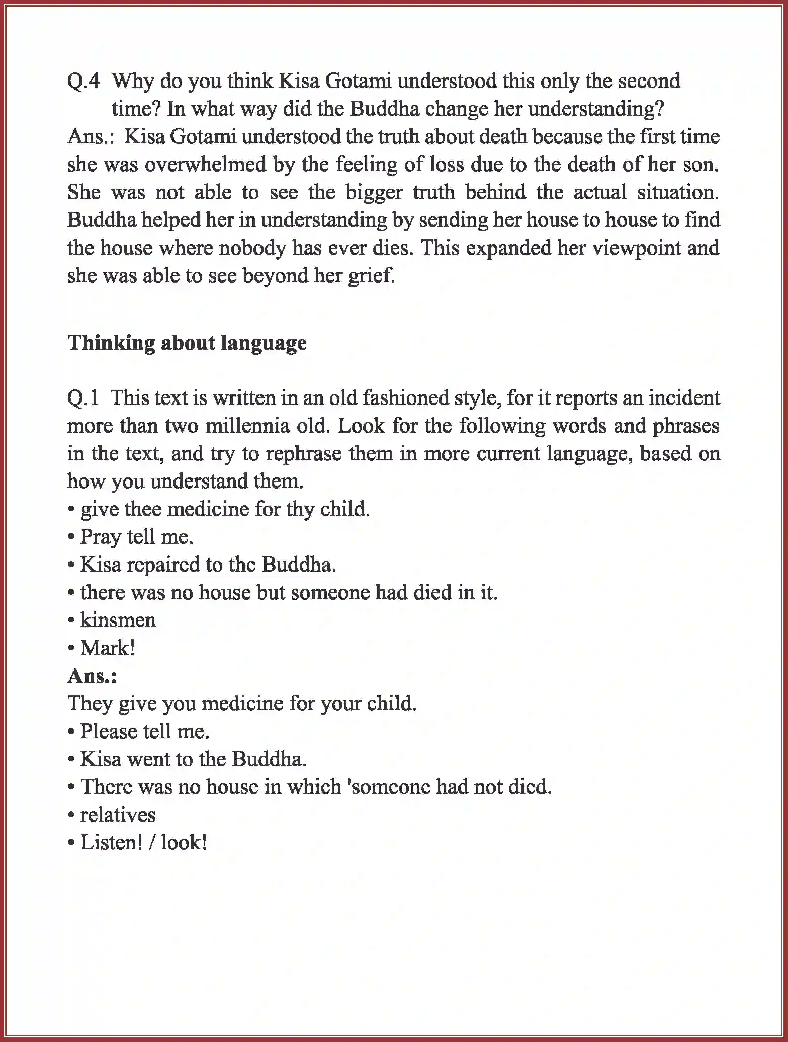 NCERT-Solution-Class-10-First-Flight-The-Sermon-at-Benares-3096-page-2