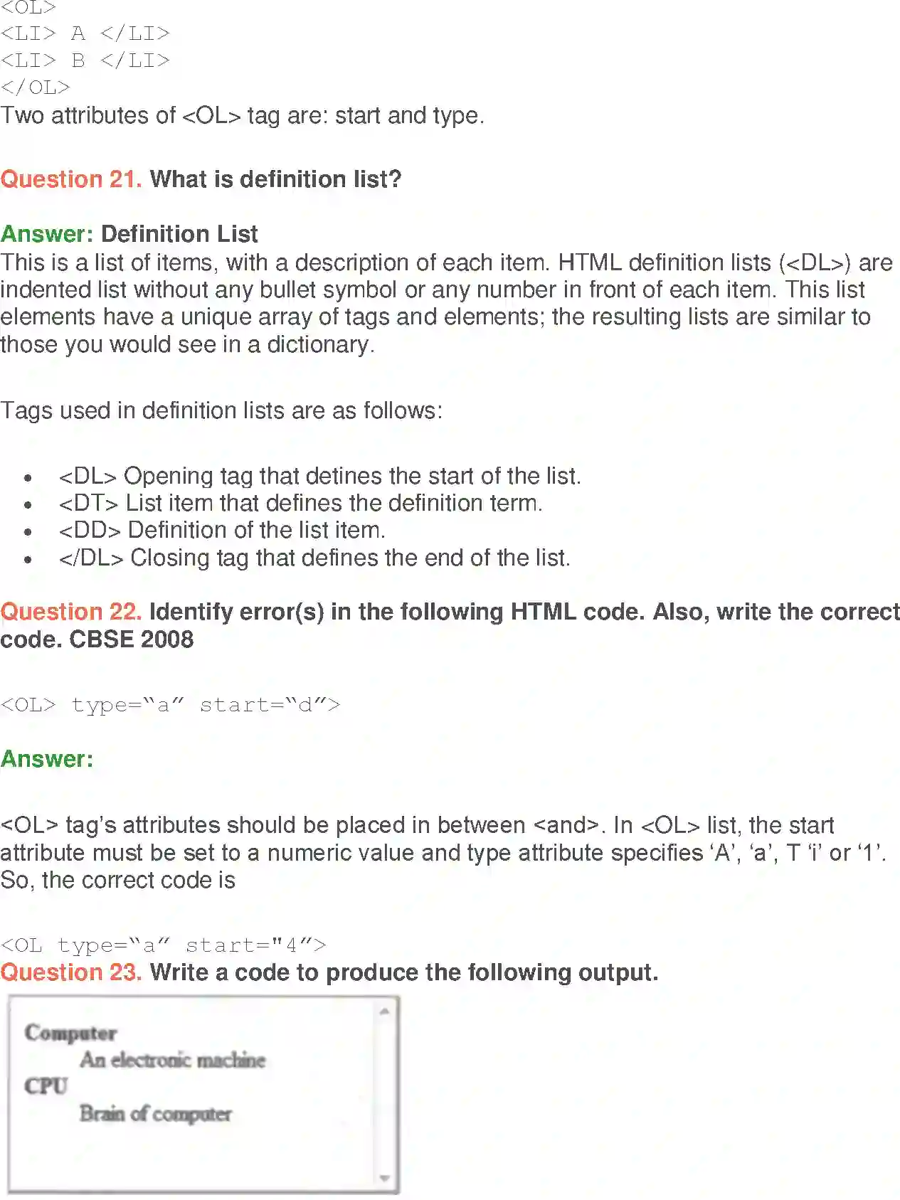 NCERT-Solution-Class-10-Foundation-of-Information-Technology-HTML-HyperText-Markup-Language-3123-page-13