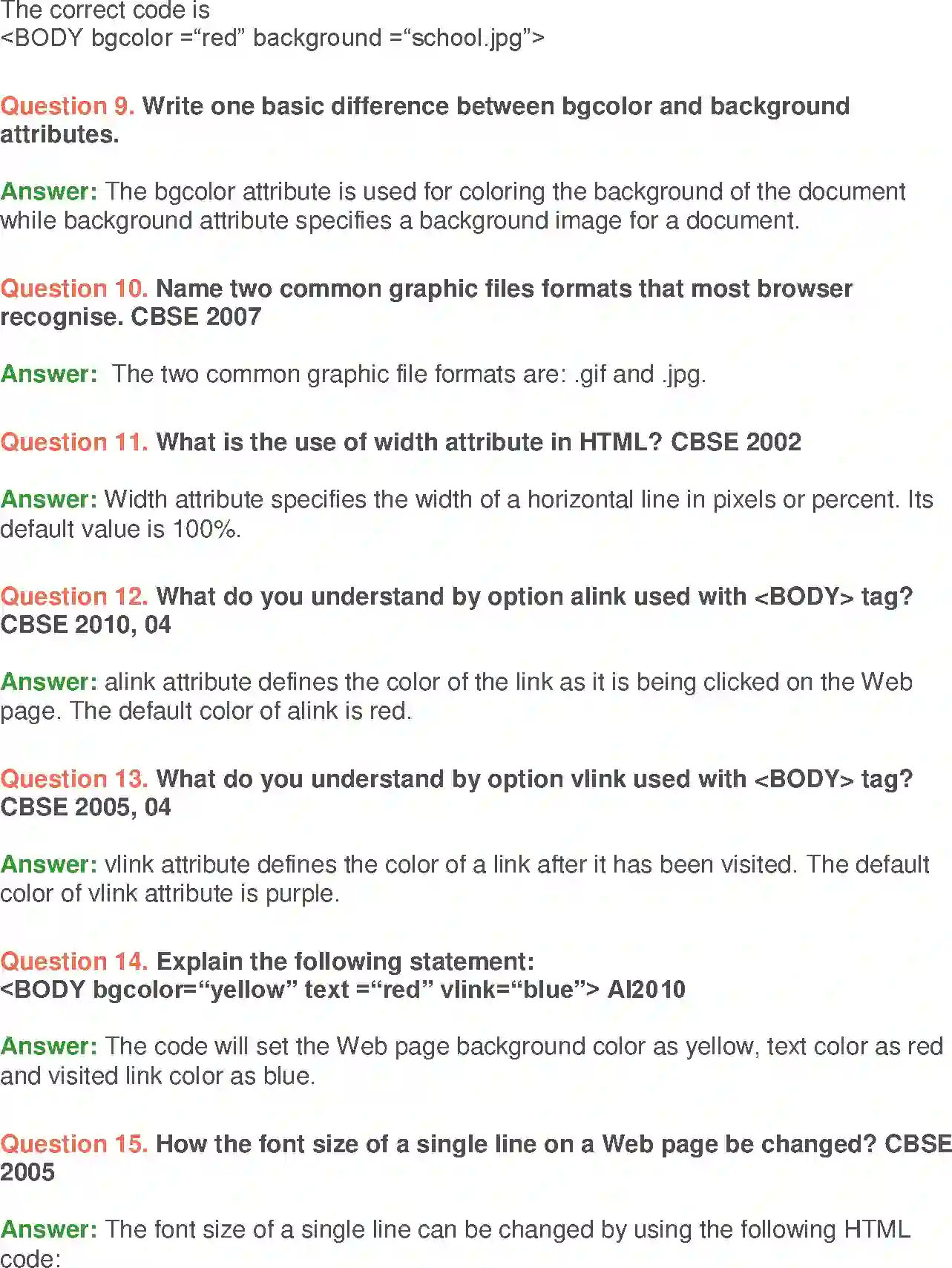 NCERT-Solution-Class-10-Foundation-of-Information-Technology-HTML-HyperText-Markup-Language-3123-page-2