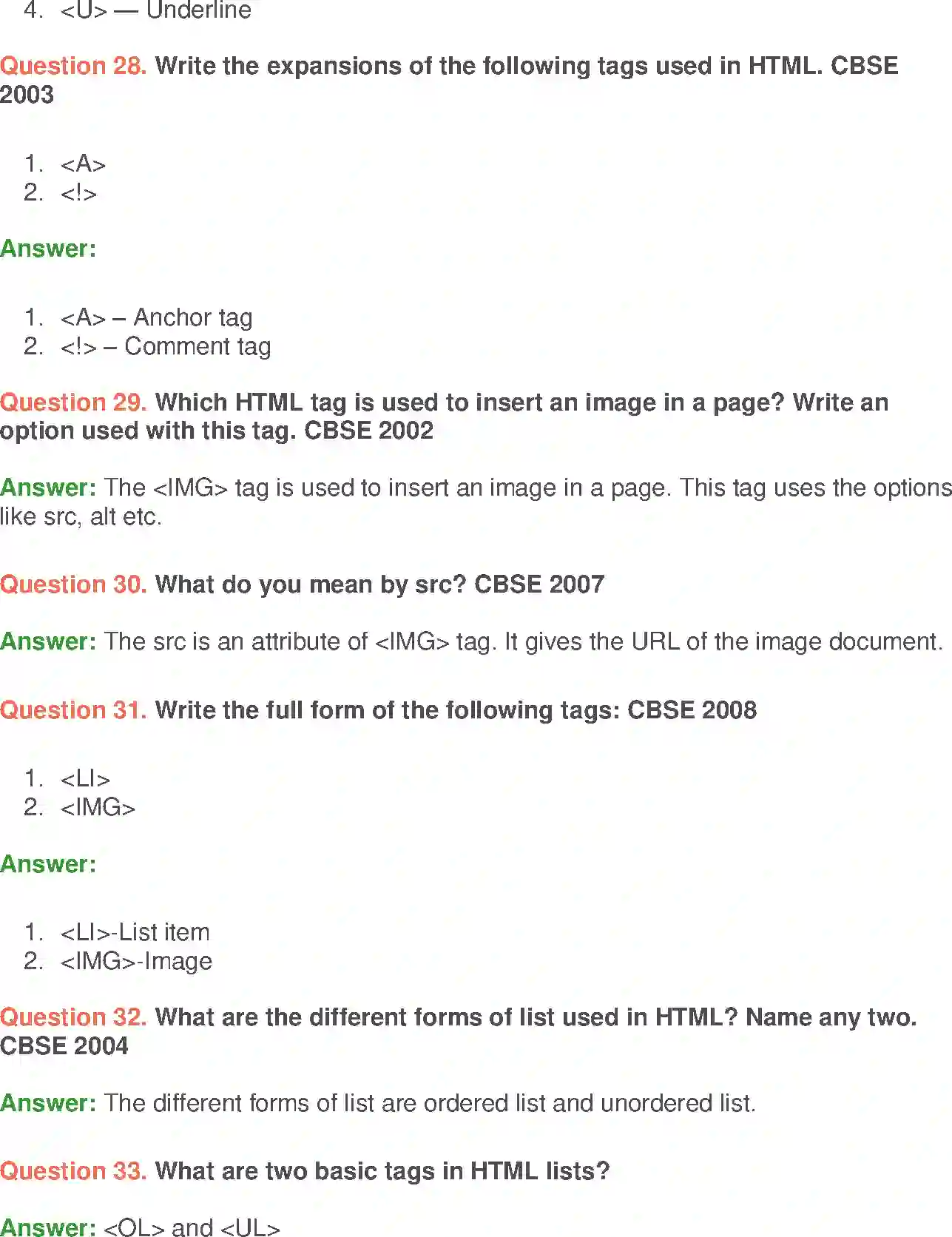 NCERT-Solution-Class-10-Foundation-of-Information-Technology-HTML-HyperText-Markup-Language-3123-page-5