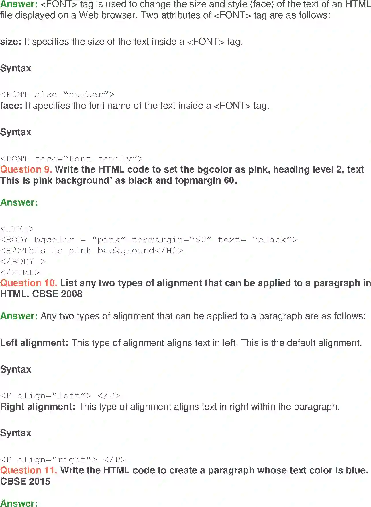 NCERT-Solution-Class-10-Foundation-of-Information-Technology-HTML-HyperText-Markup-Language-3123-page-9