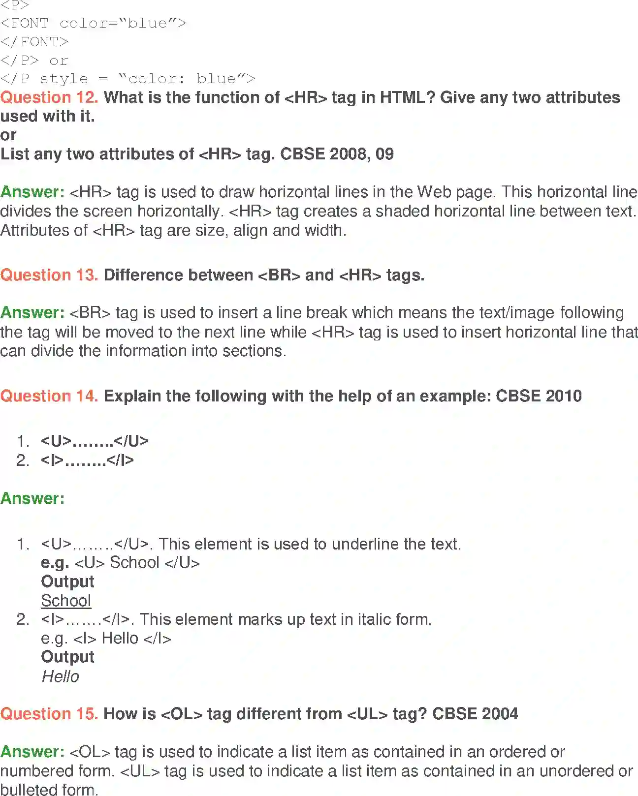 NCERT-Solution-Class-10-Foundation-of-Information-Technology-HTML-HyperText-Markup-Language-951-page-10