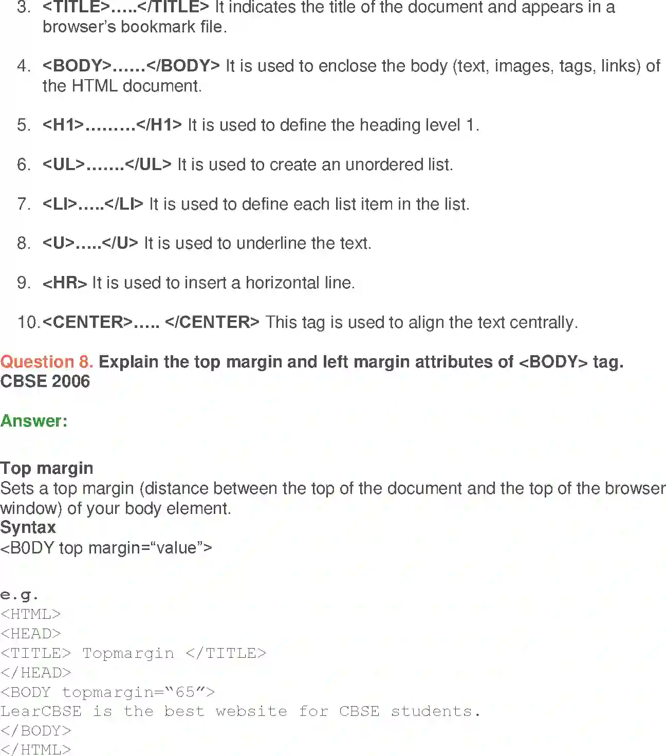 NCERT-Solution-Class-10-Foundation-of-Information-Technology-HTML-HyperText-Markup-Language-951-page-17