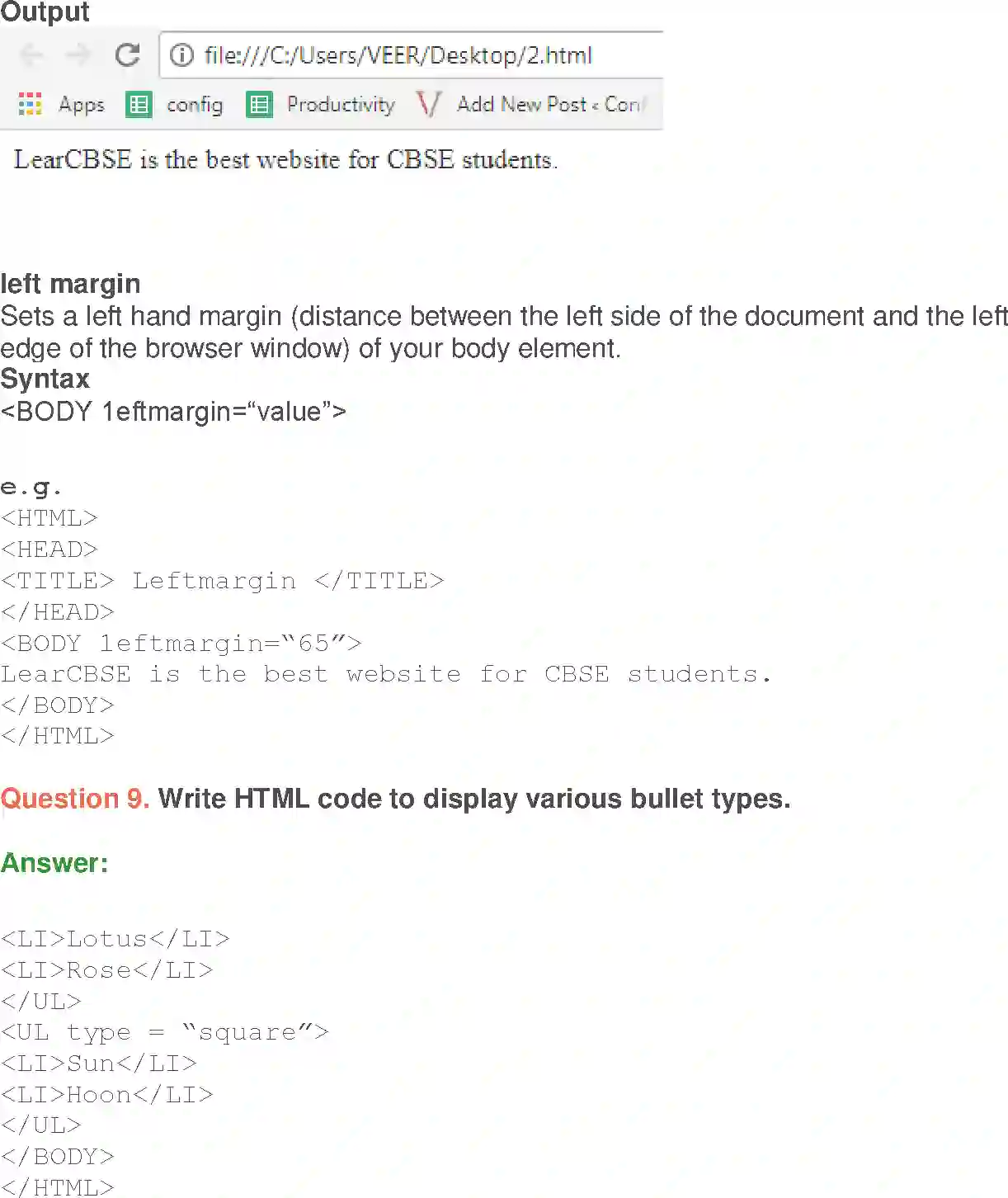 NCERT-Solution-Class-10-Foundation-of-Information-Technology-HTML-HyperText-Markup-Language-951-page-18