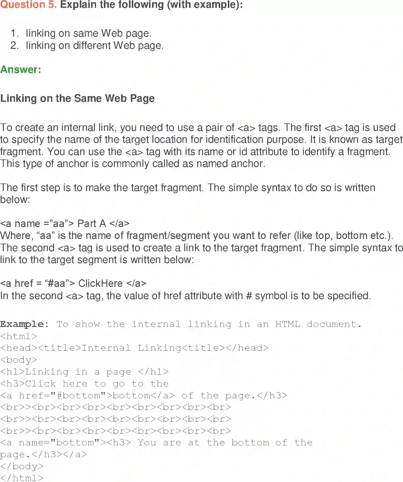 NCERT-Solution-Class-10-Foundation-of-Information-Technology-Inserting-Images-and-Links-in-HTML-952-page-12