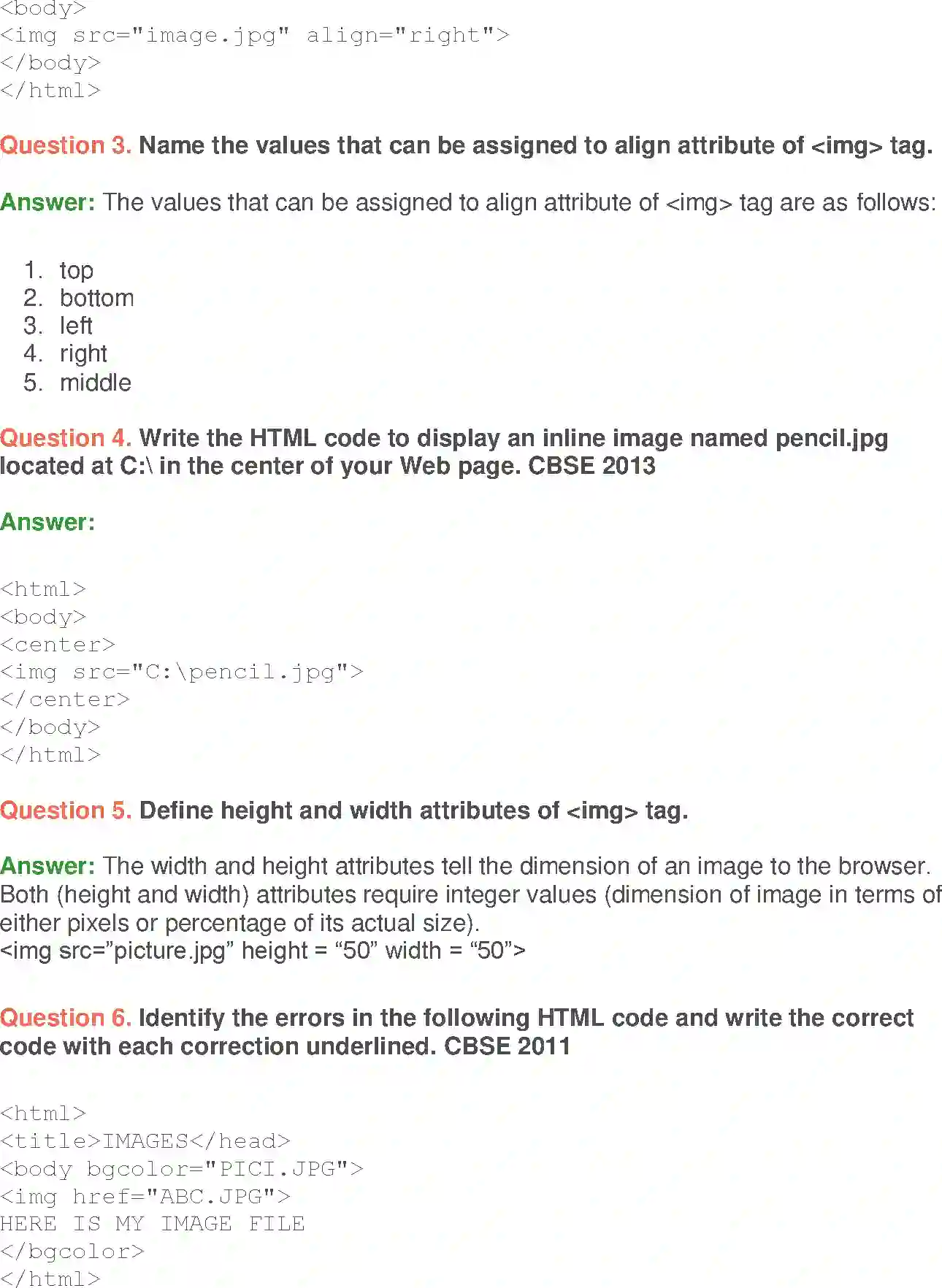 NCERT-Solution-Class-10-Foundation-of-Information-Technology-Inserting-Images-and-Links-in-HTML-952-page-3