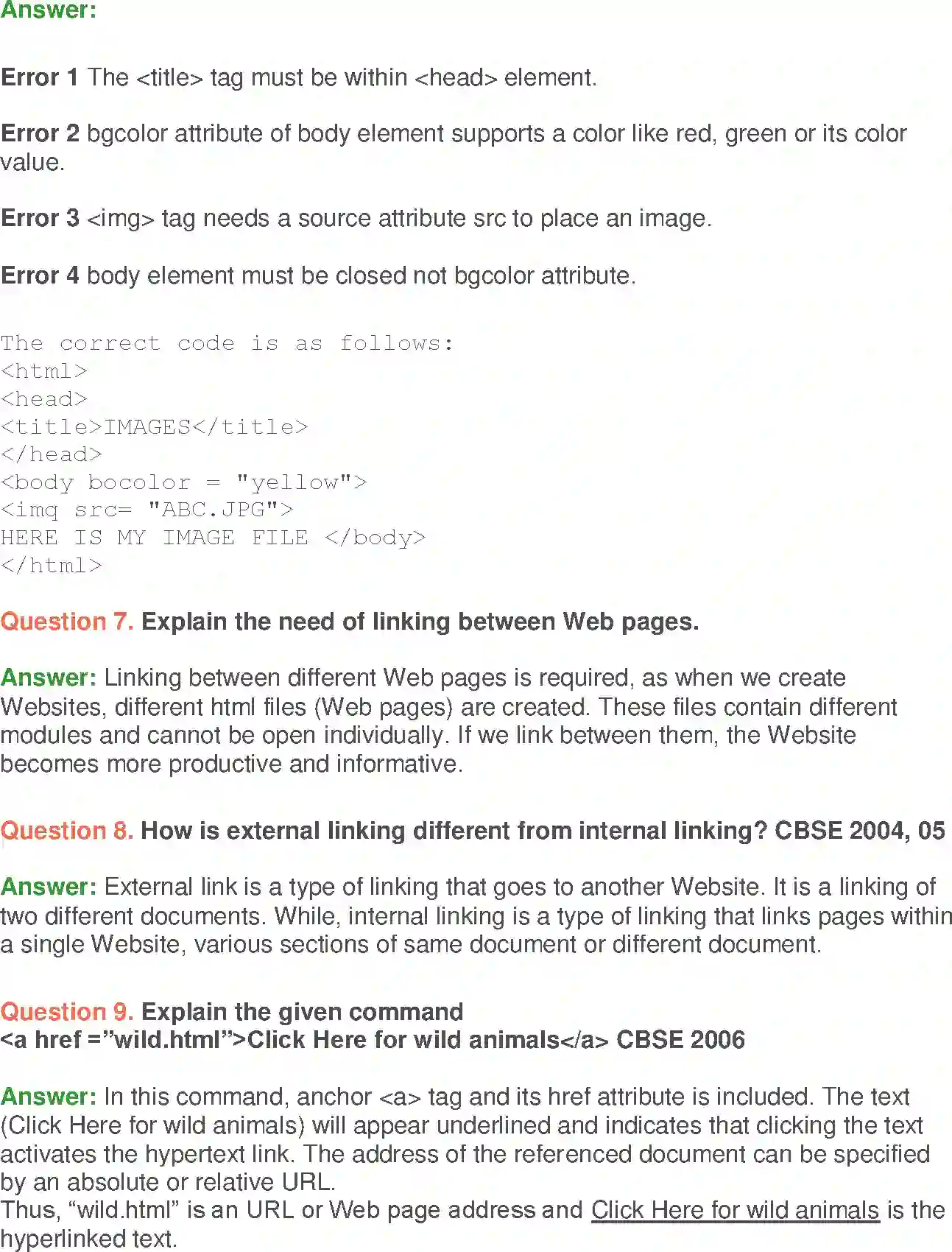 NCERT-Solution-Class-10-Foundation-of-Information-Technology-Inserting-Images-and-Links-in-HTML-952-page-4