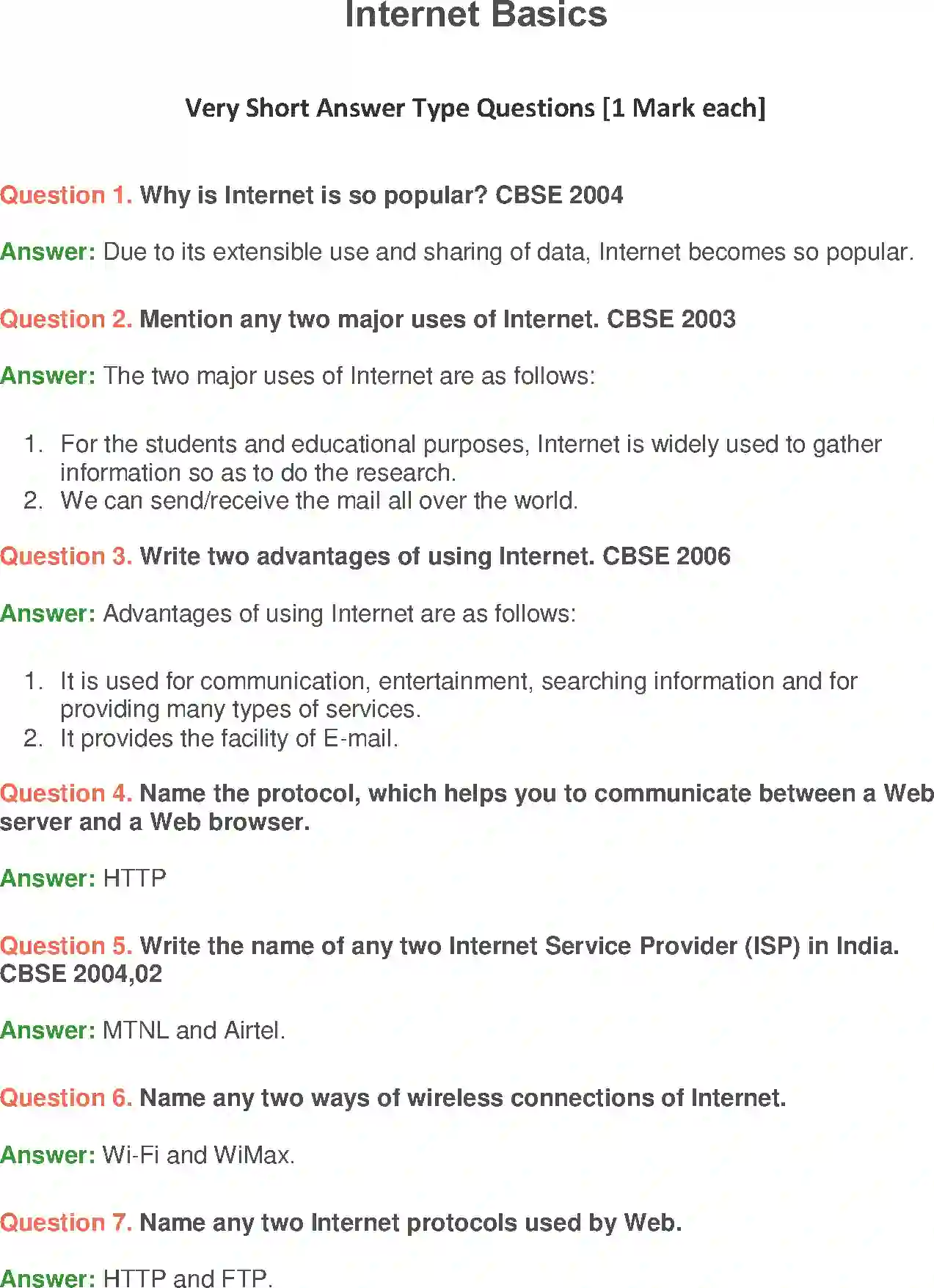 NCERT-Solution-Class-10-Foundation-of-Information-Technology-Internet-Basics-947-page-1