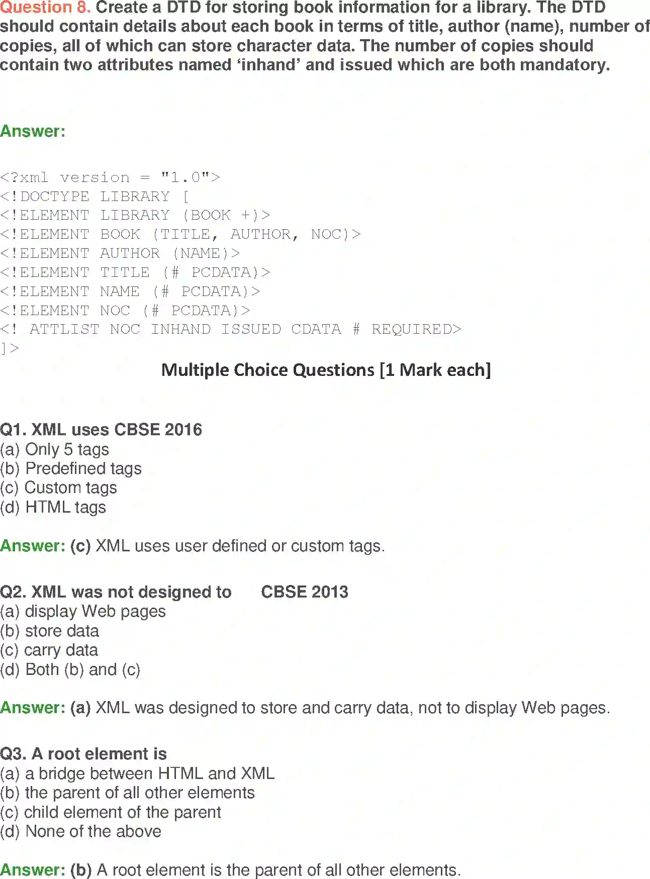 NCERT-Solution-Class-10-Foundation-of-Information-Technology-Introduction-to-XML-3126-page-22