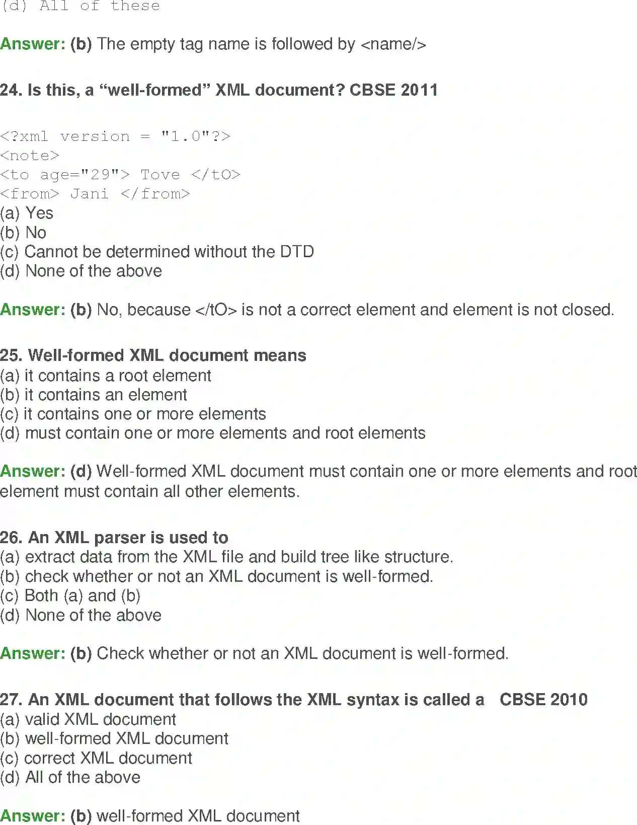 NCERT-Solution-Class-10-Foundation-of-Information-Technology-Introduction-to-XML-3126-page-27