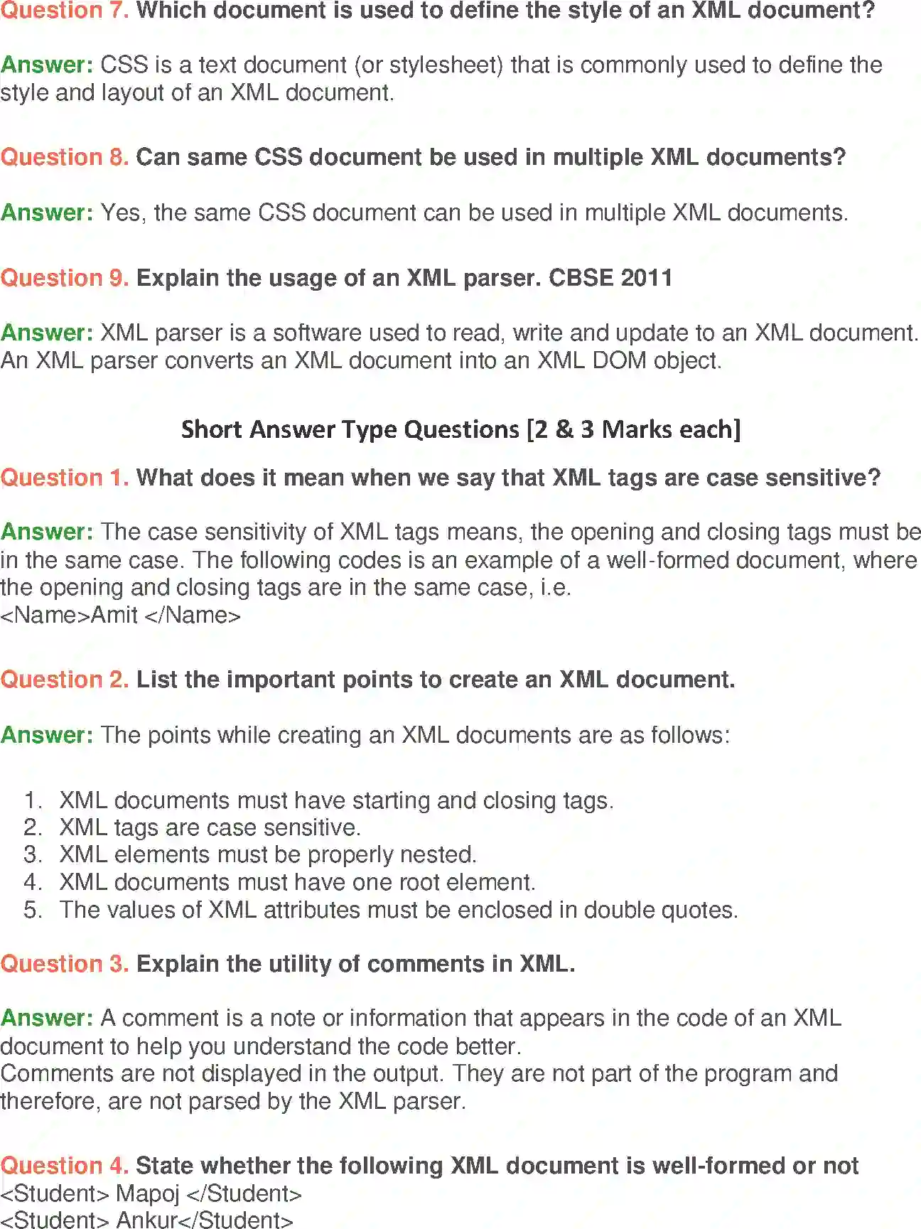 NCERT-Solution-Class-10-Foundation-of-Information-Technology-Introduction-to-XML-954-page-2