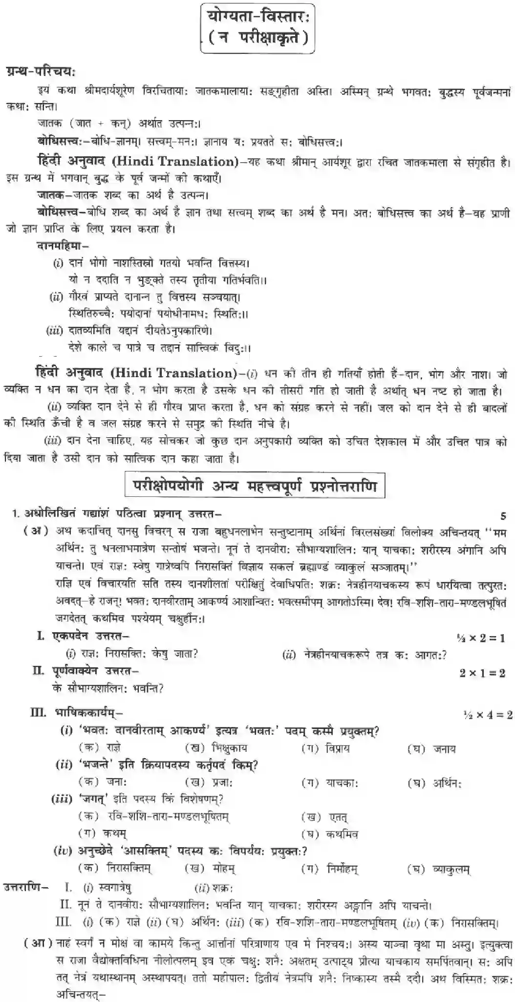 NCERT-Solution-Class-10-Manika-Nasthi-Thyagsamum-Sukam-907-page-14