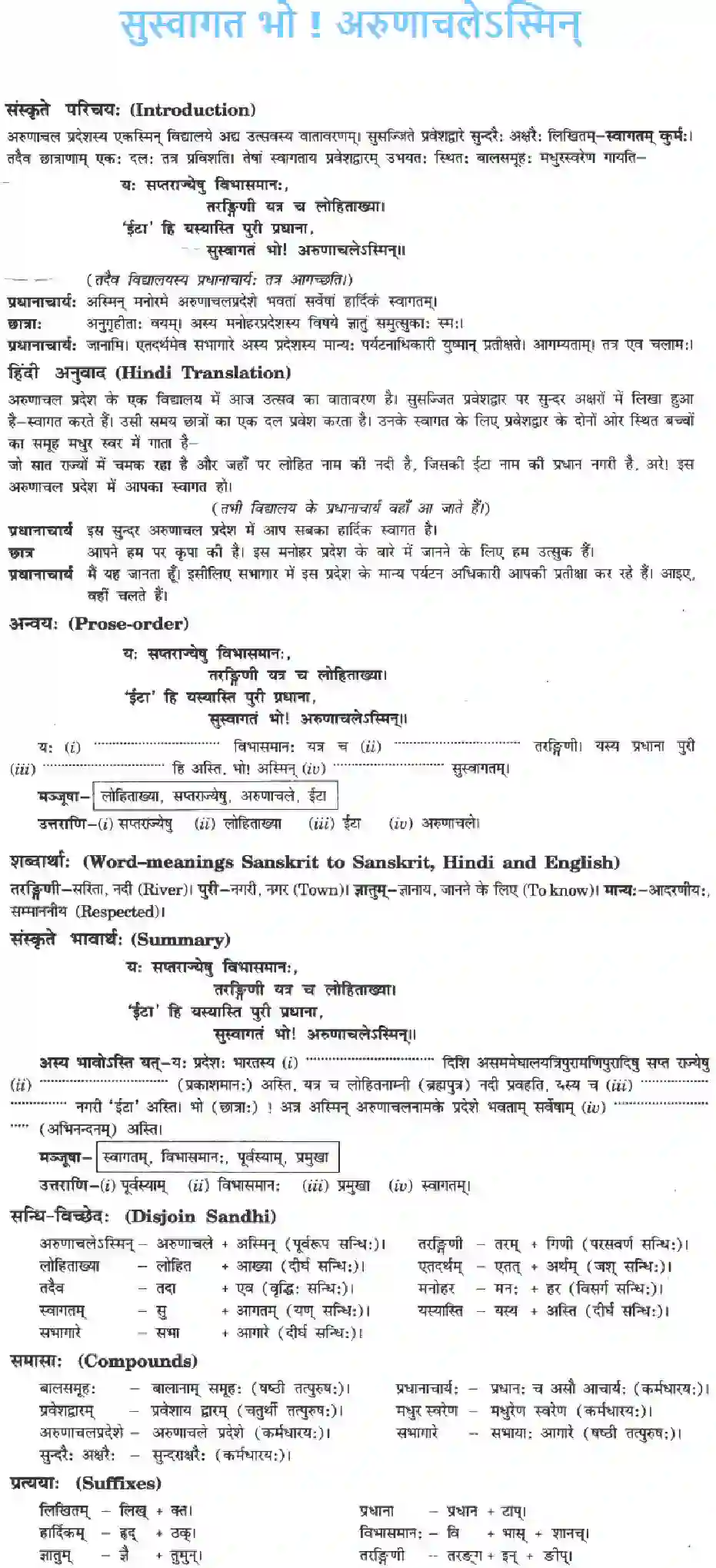 NCERT-Solution-Class-10-Manika-Suswagat-Bho-Arunachalesmin-3085-page-1