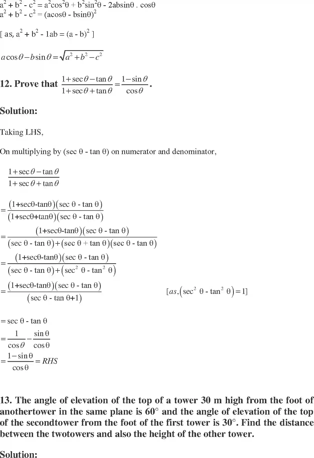 NCERT-Solution-Class-10-Maths-Exemplar-Introduction-to-Trigonometry-and-its-Equation-969-page-43